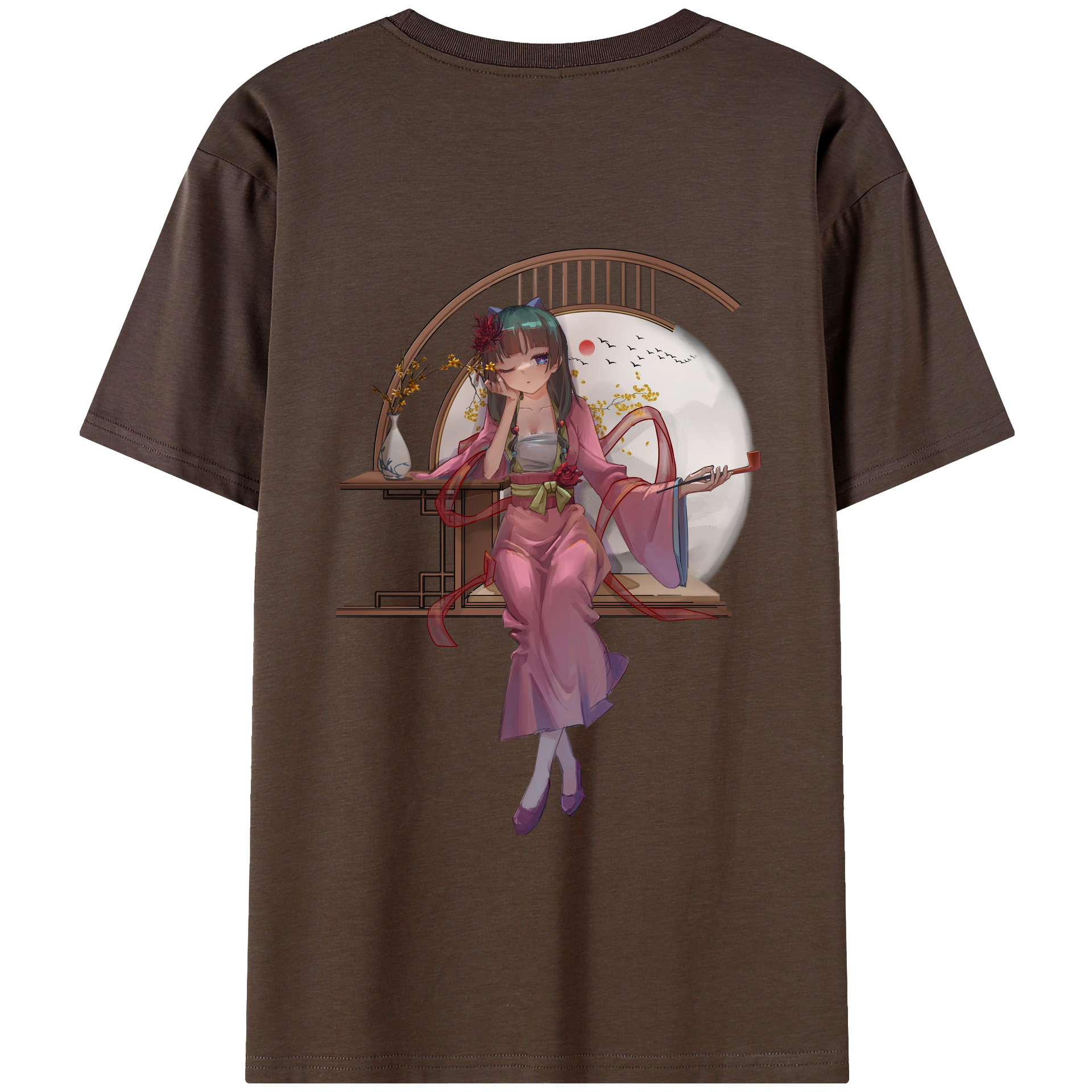 （画像用） 薬屋のひとりごと The Apothecary Diaries 綿100％半袖Tシャツ（背面プリント）