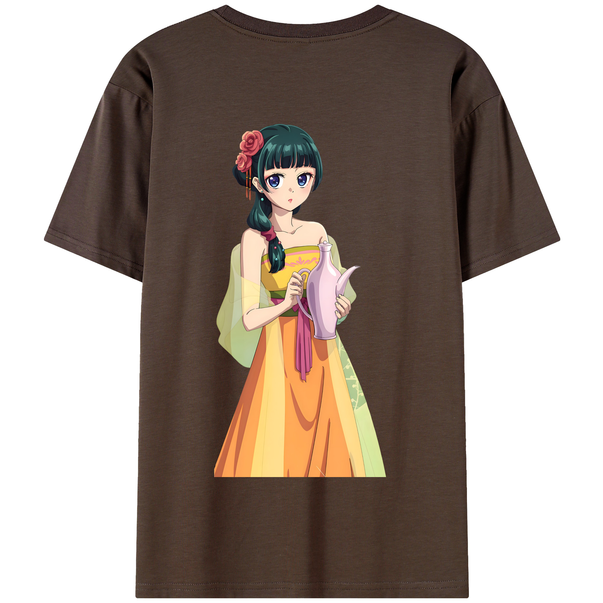 （画像用） 薬屋のひとりごと The Apothecary Diaries 綿100％半袖Tシャツ（背面プリント）