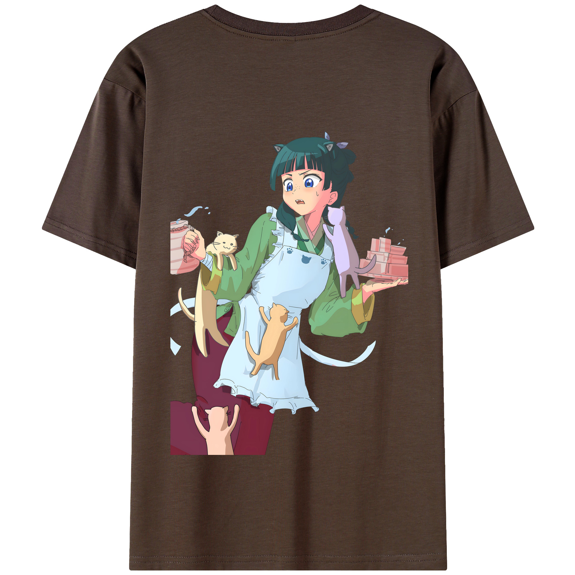 （画像用） 薬屋のひとりごと The Apothecary Diaries 綿100％半袖Tシャツ（背面プリント）