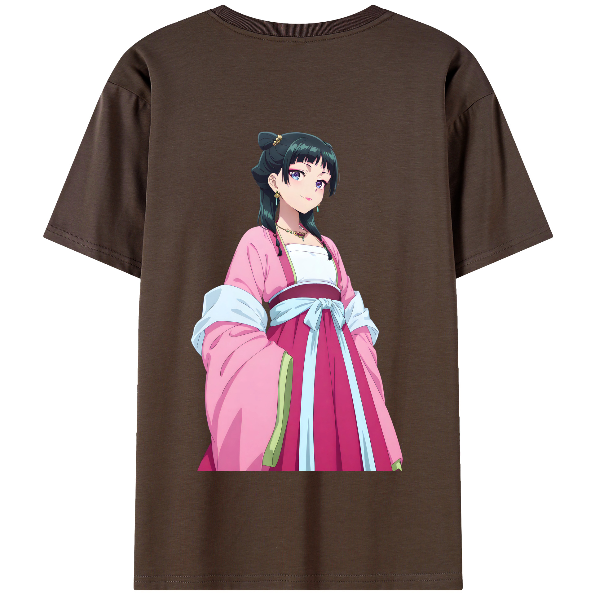 （画像用） 薬屋のひとりごと The Apothecary Diaries 綿100％半袖Tシャツ（背面プリント）