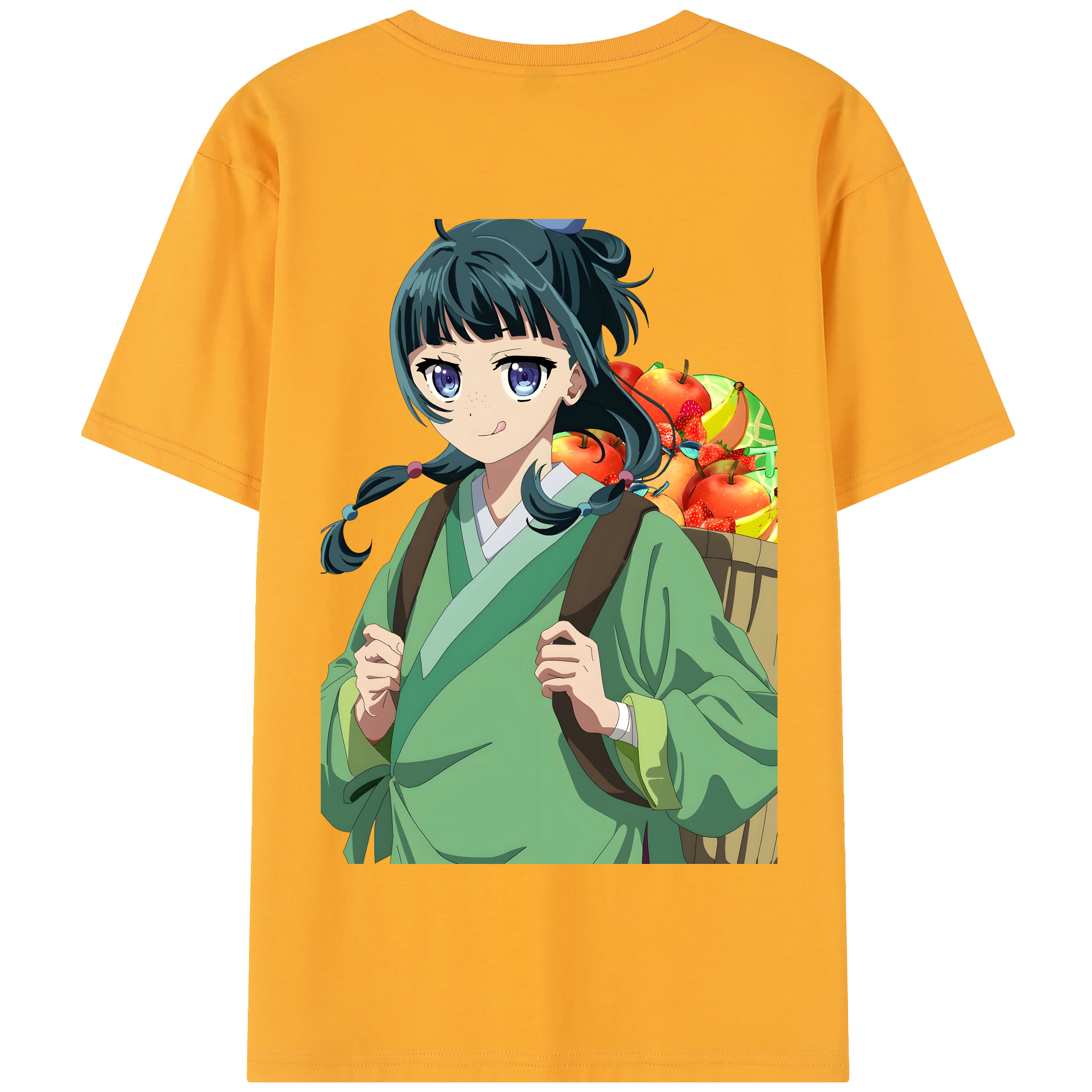 （画像用） 薬屋のひとりごと The Apothecary Diaries 綿100％半袖Tシャツ（背面プリント）