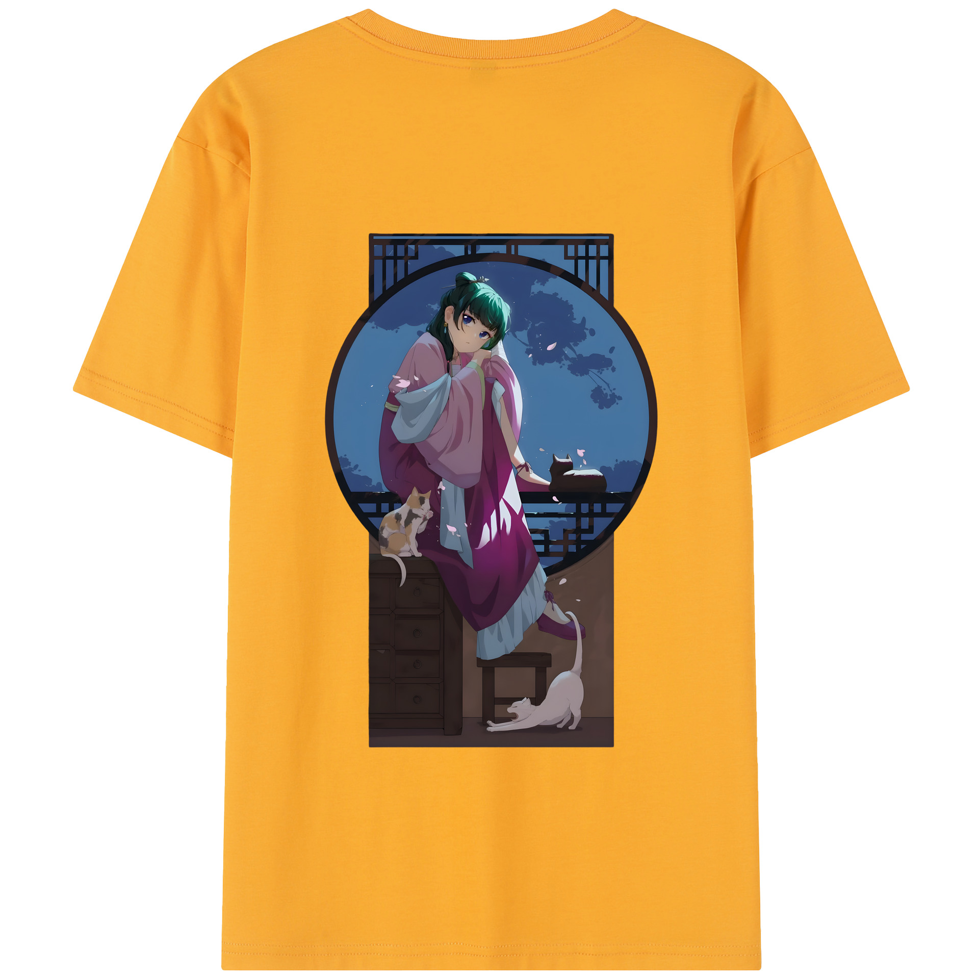 （画像用） 薬屋のひとりごと The Apothecary Diaries 綿100％半袖Tシャツ（背面プリント）
