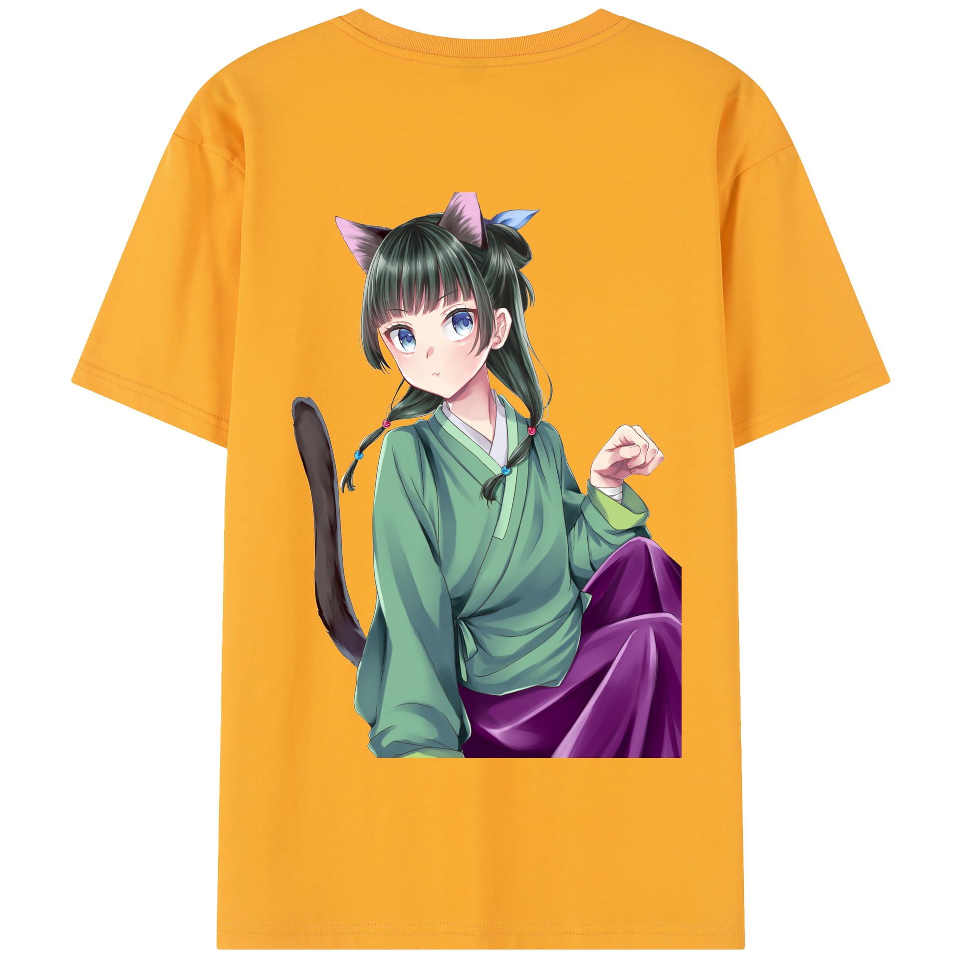 （画像用） 薬屋のひとりごと The Apothecary Diaries 綿100％半袖Tシャツ（背面プリント）