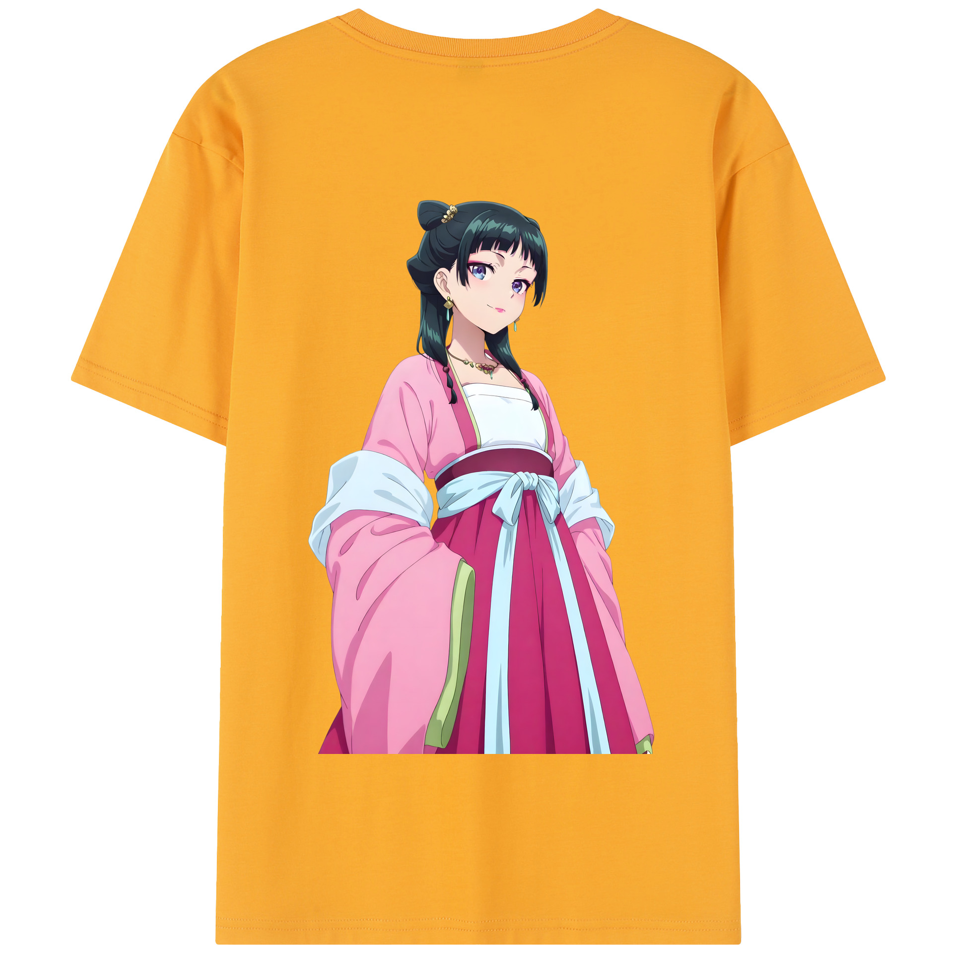 （画像用） 薬屋のひとりごと The Apothecary Diaries 綿100％半袖Tシャツ（背面プリント）