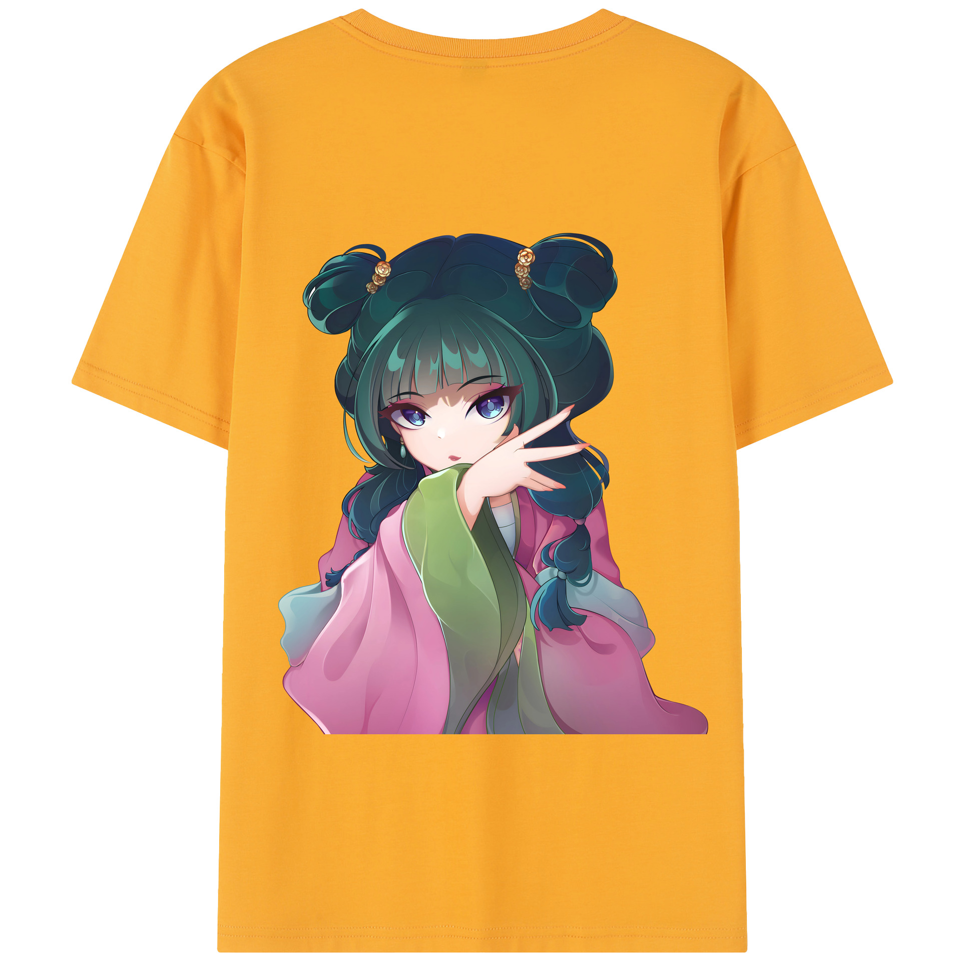 （画像用） 薬屋のひとりごと The Apothecary Diaries 綿100％半袖Tシャツ（背面プリント）