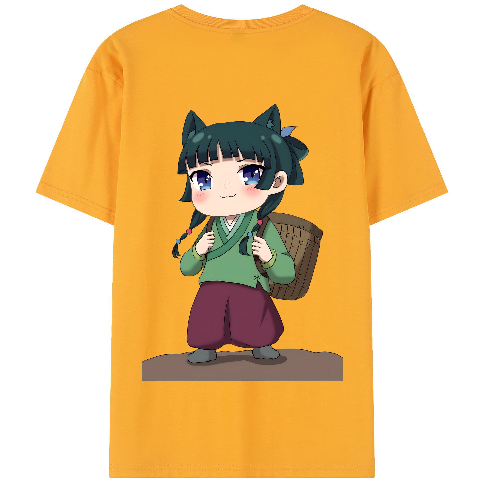 （画像用） 薬屋のひとりごと The Apothecary Diaries 綿100％半袖Tシャツ（背面プリント）
