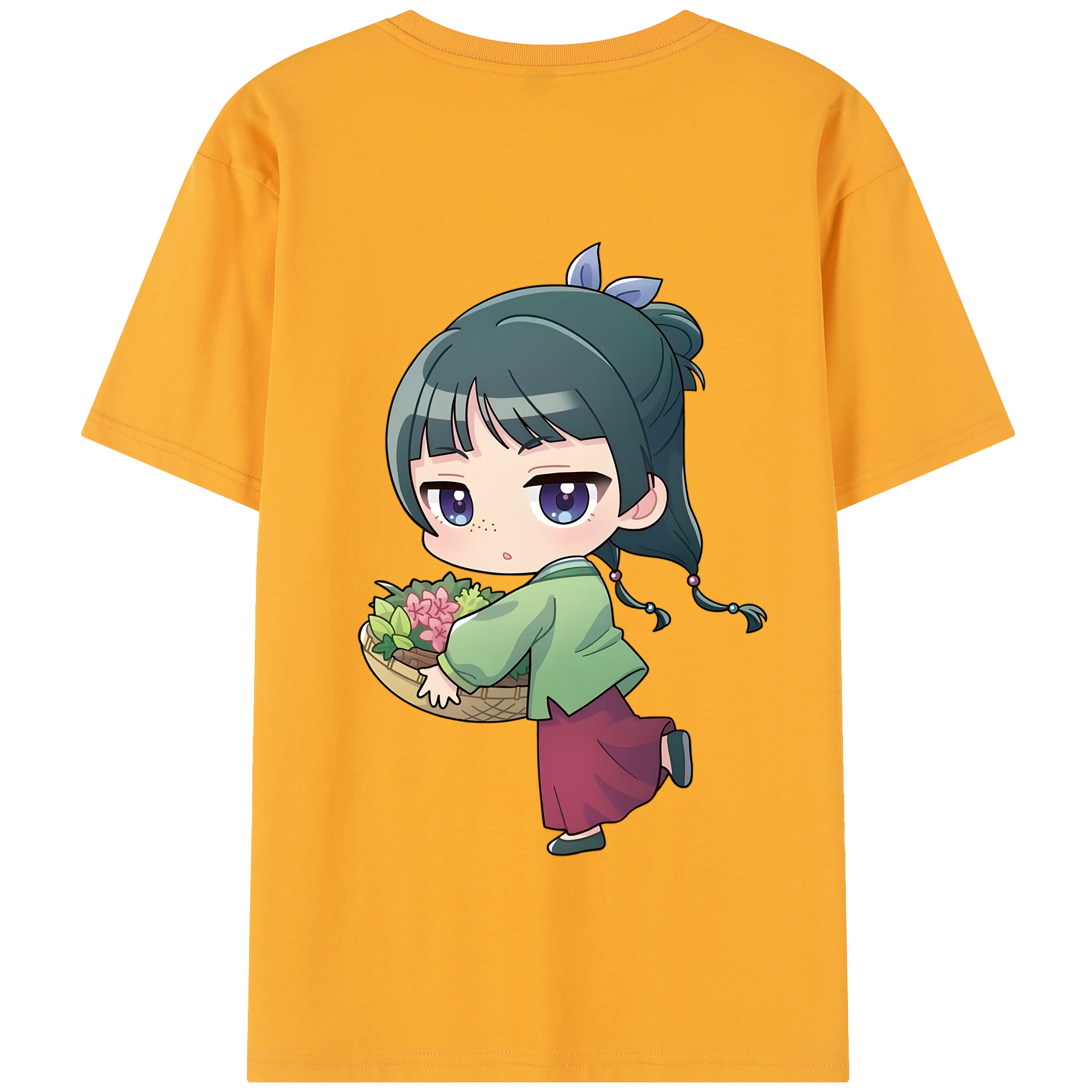 （画像用） 薬屋のひとりごと The Apothecary Diaries 綿100％半袖Tシャツ（背面プリント）