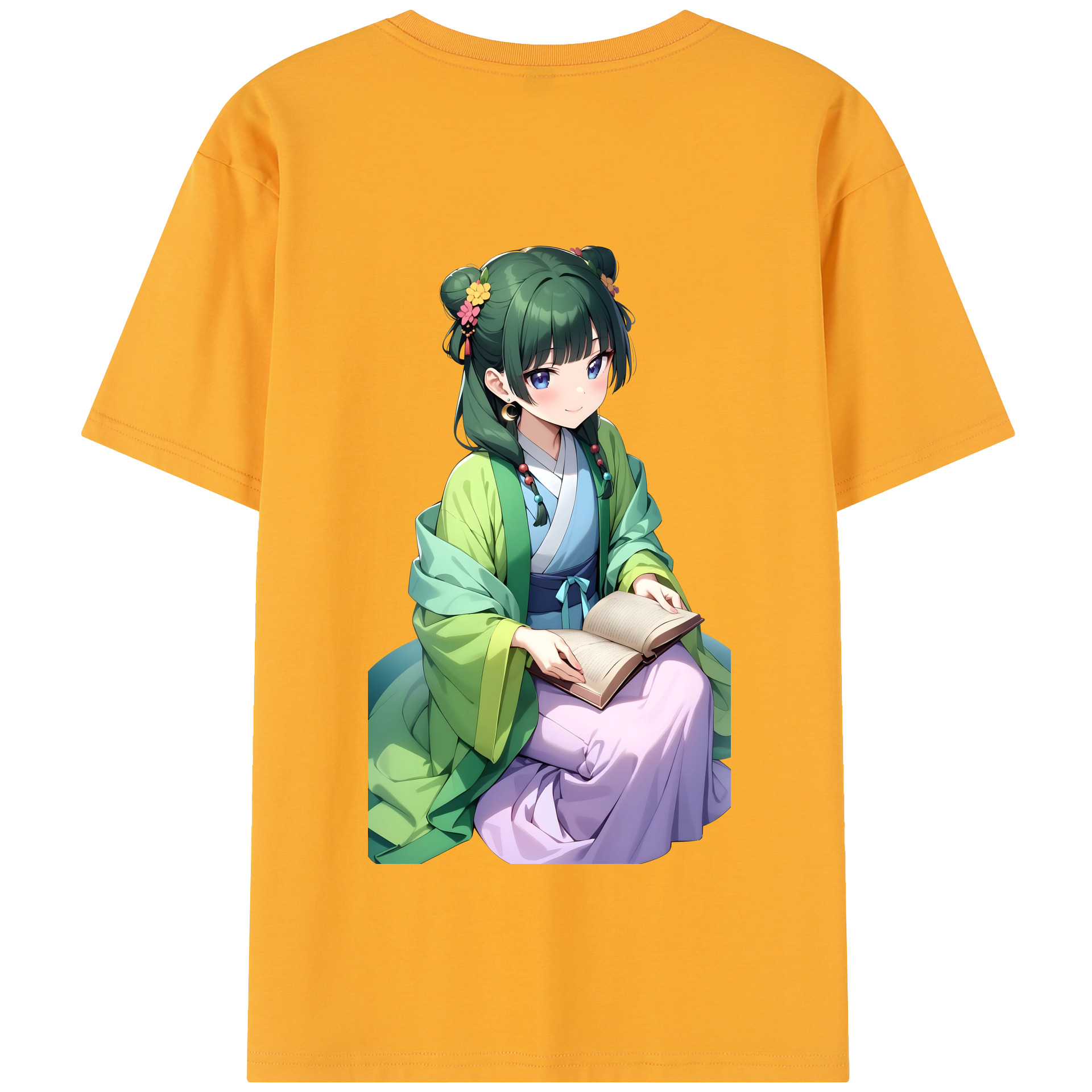 （画像用） 薬屋のひとりごと The Apothecary Diaries 綿100％半袖Tシャツ（背面プリント）