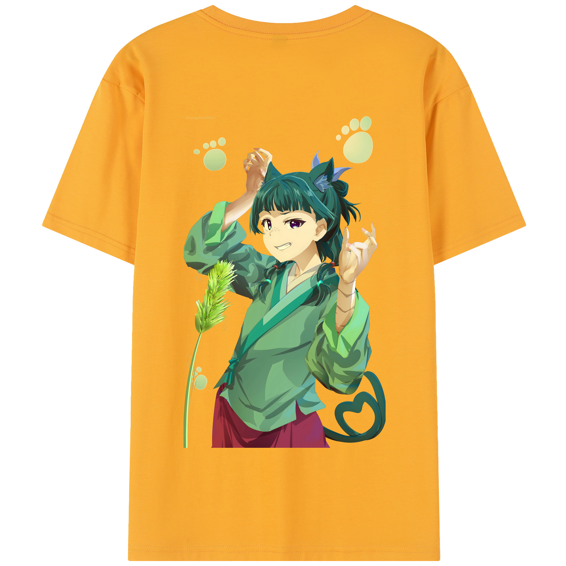 （画像用） 薬屋のひとりごと The Apothecary Diaries 綿100％半袖Tシャツ（背面プリント）
