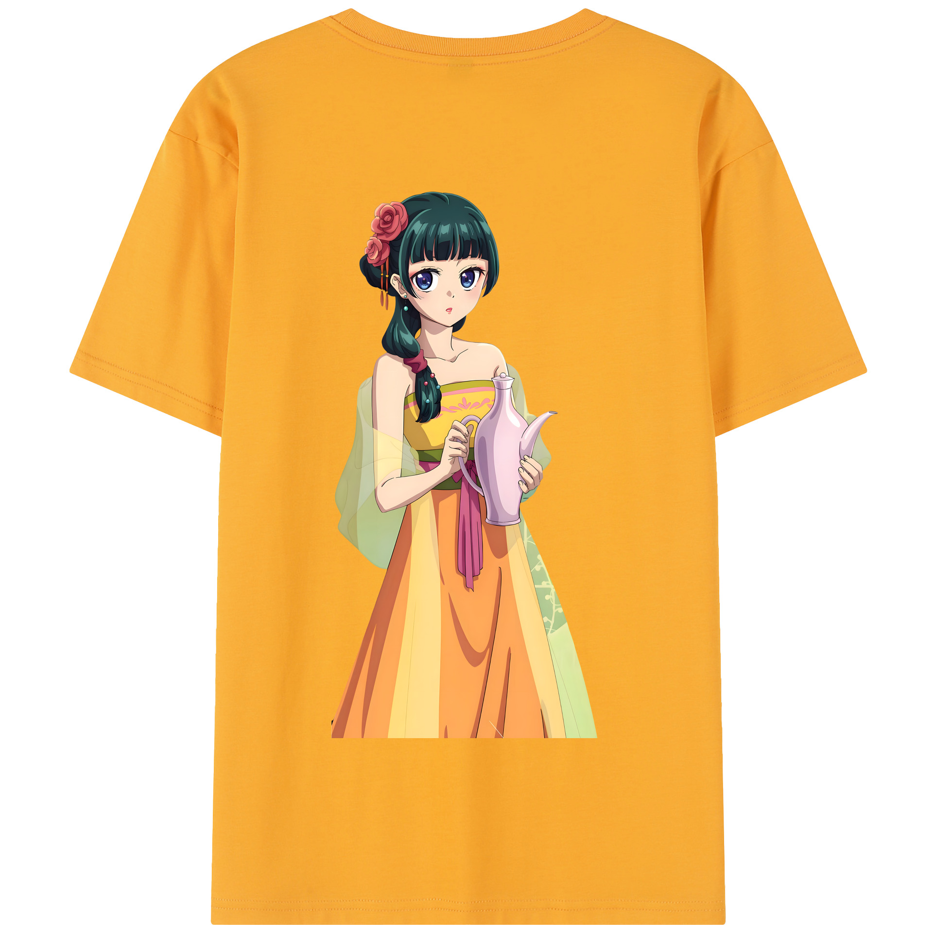 （画像用） 薬屋のひとりごと The Apothecary Diaries 綿100％半袖Tシャツ（背面プリント）