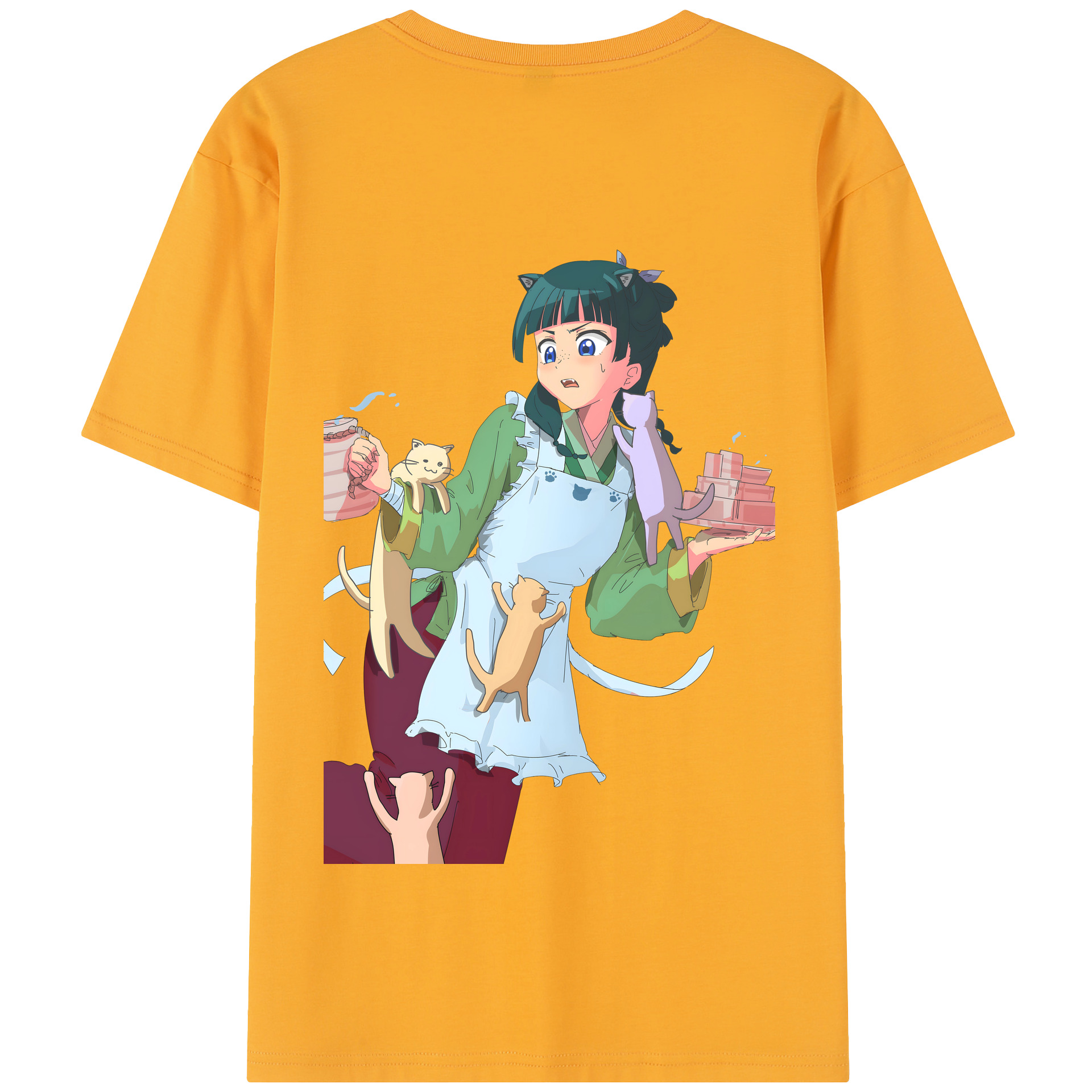 （画像用） 薬屋のひとりごと The Apothecary Diaries 綿100％半袖Tシャツ（背面プリント）