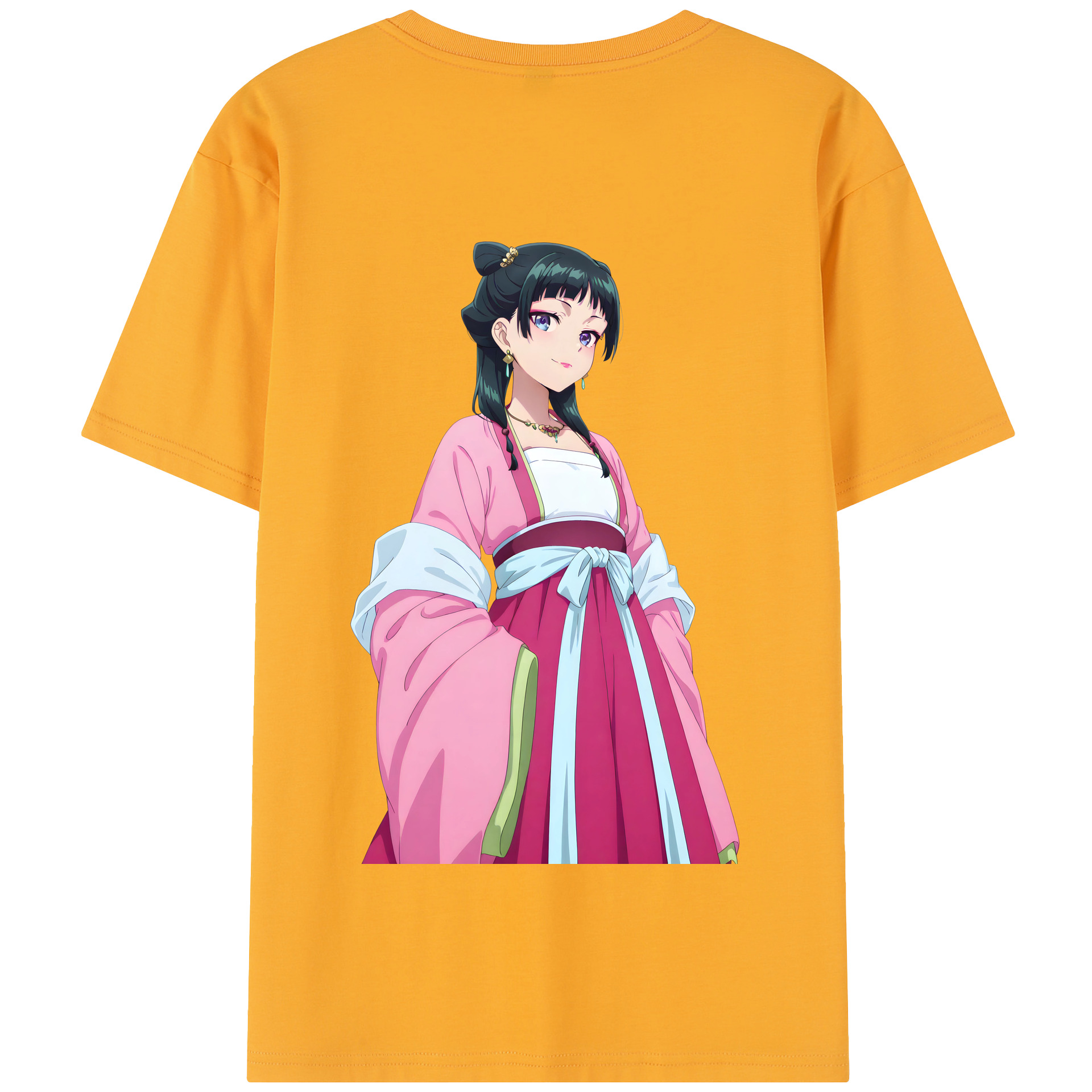 （画像用） 薬屋のひとりごと The Apothecary Diaries 綿100％半袖Tシャツ（背面プリント）