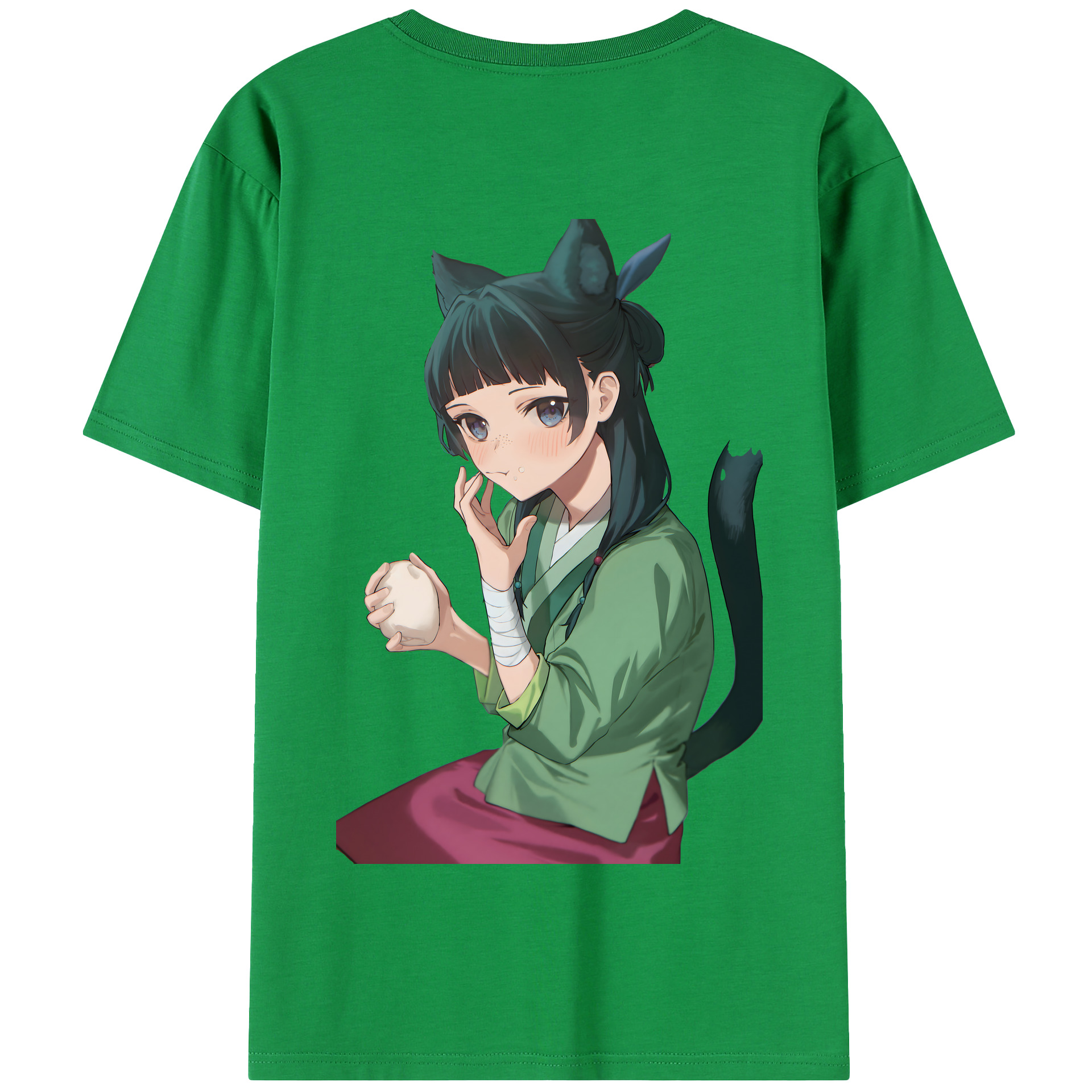 （画像用） 薬屋のひとりごと The Apothecary Diaries 綿100％半袖Tシャツ（背面プリント）