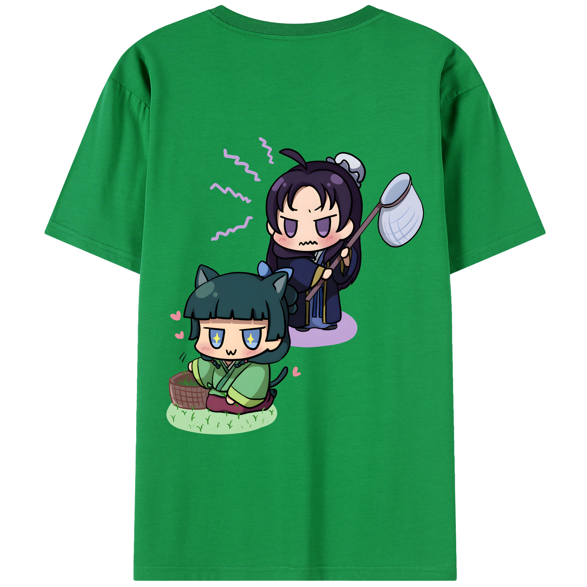 （画像用） 薬屋のひとりごと The Apothecary Diaries 綿100％半袖Tシャツ（背面プリント）
