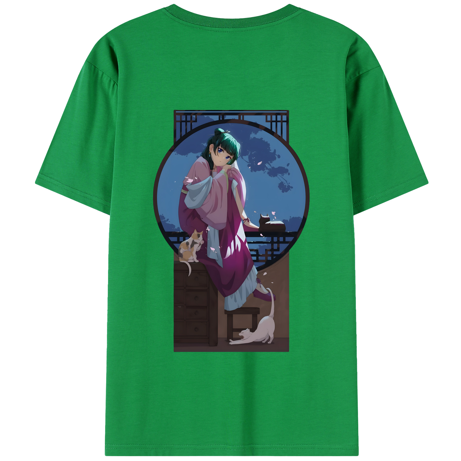 （画像用） 薬屋のひとりごと The Apothecary Diaries 綿100％半袖Tシャツ（背面プリント）