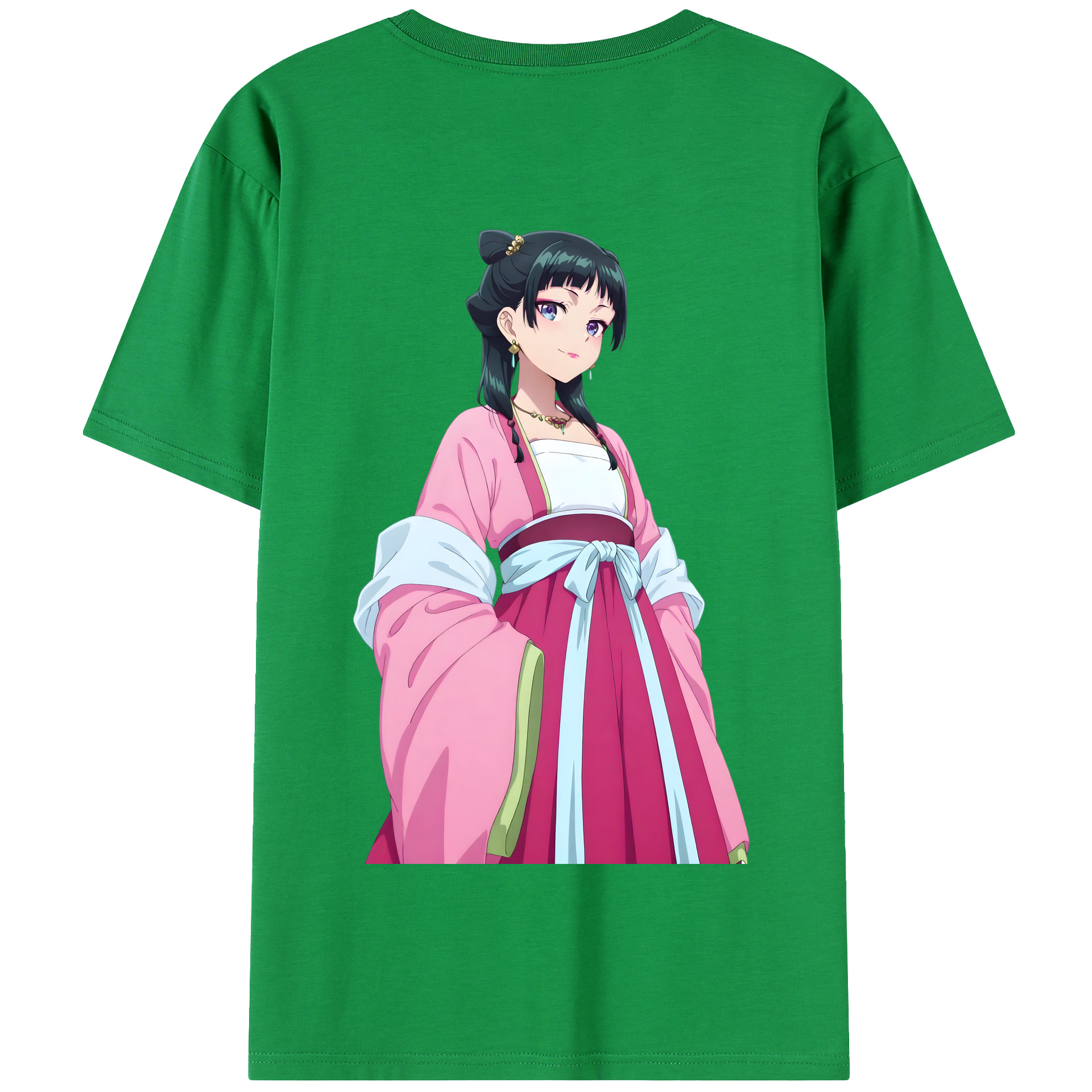 （画像用） 薬屋のひとりごと The Apothecary Diaries 綿100％半袖Tシャツ（背面プリント）