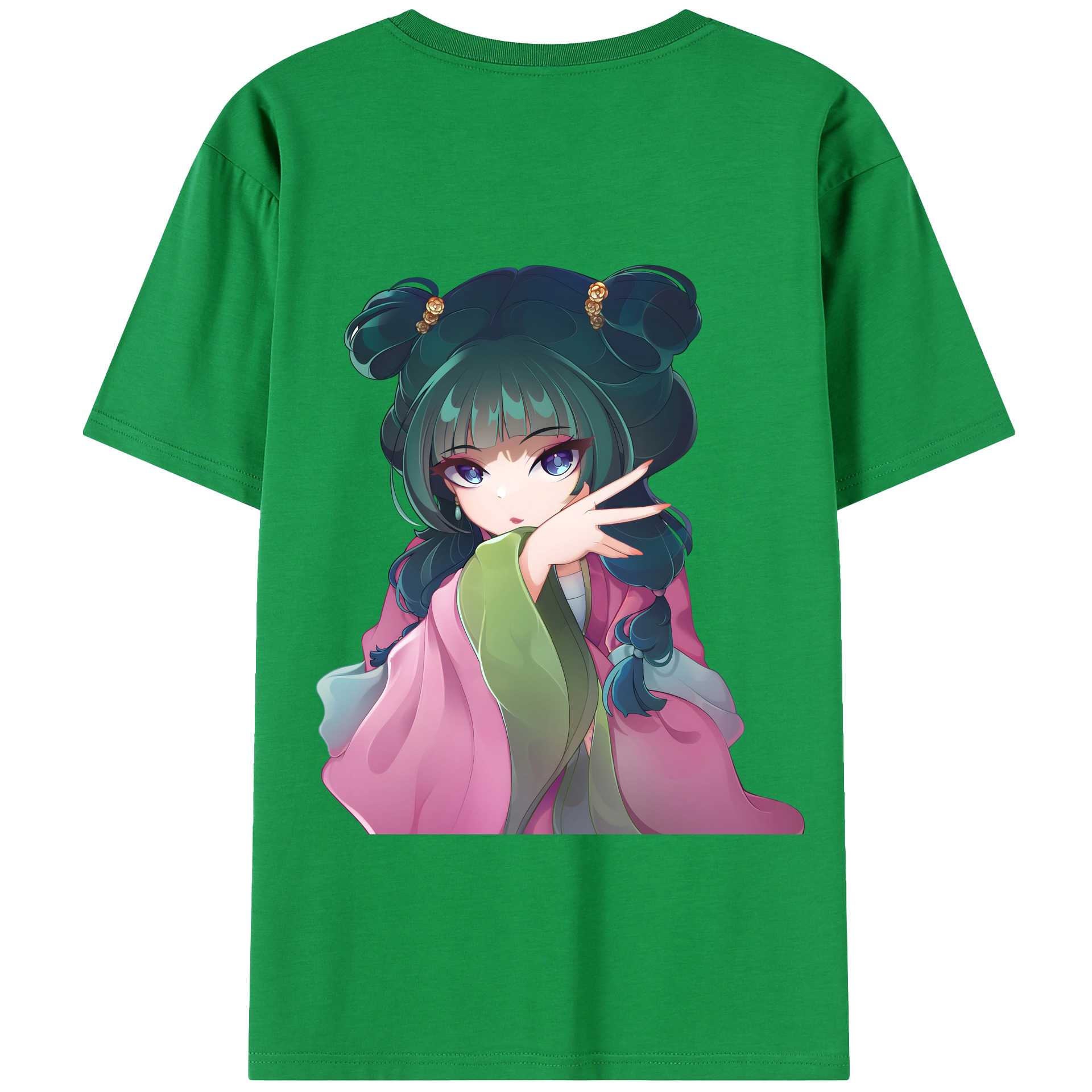 （画像用） 薬屋のひとりごと The Apothecary Diaries 綿100％半袖Tシャツ（背面プリント）