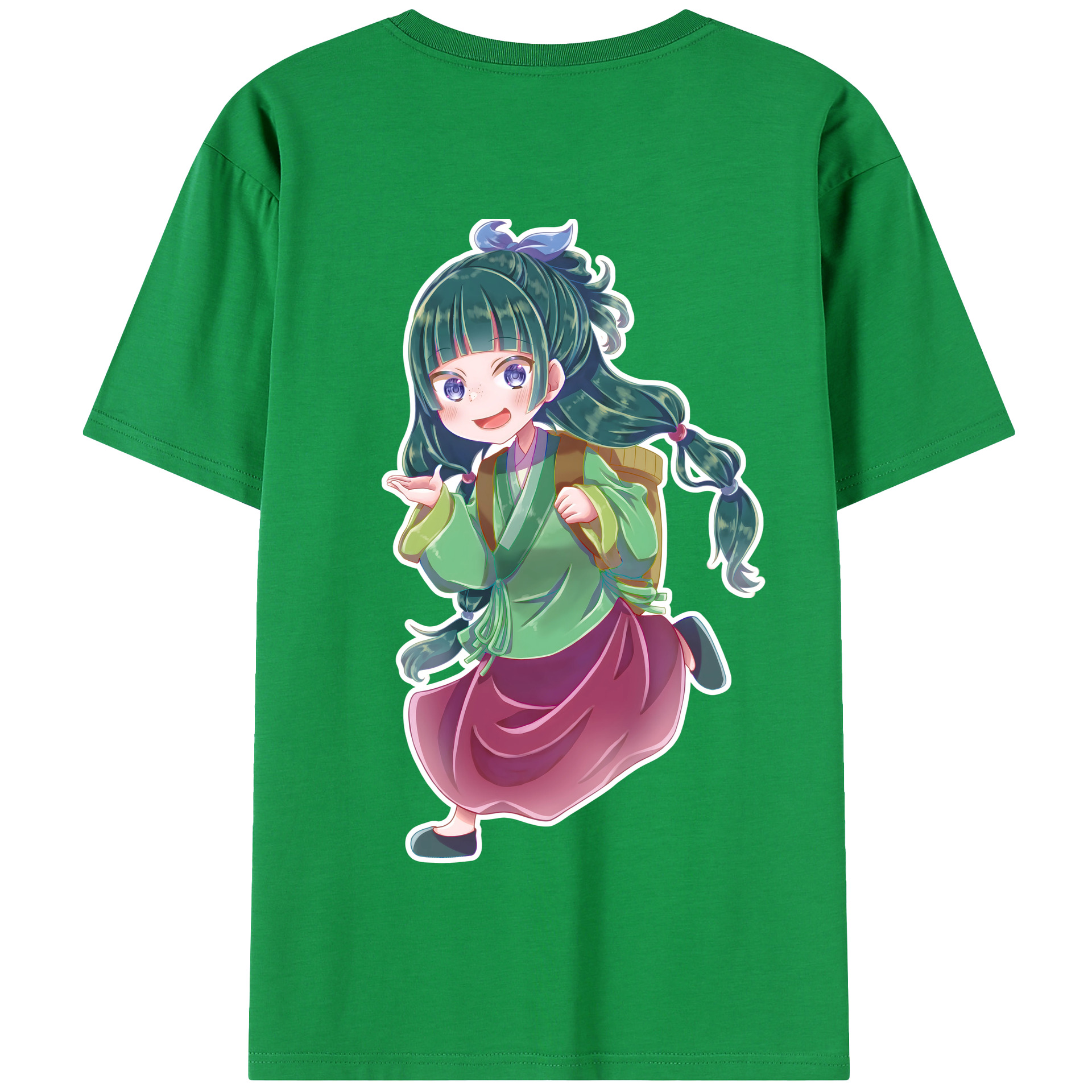 （画像用） 薬屋のひとりごと The Apothecary Diaries 綿100％半袖Tシャツ（背面プリント）