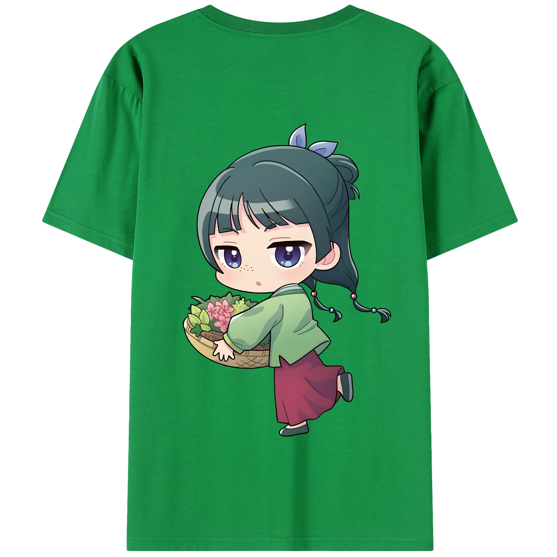 （画像用） 薬屋のひとりごと The Apothecary Diaries 綿100％半袖Tシャツ（背面プリント）