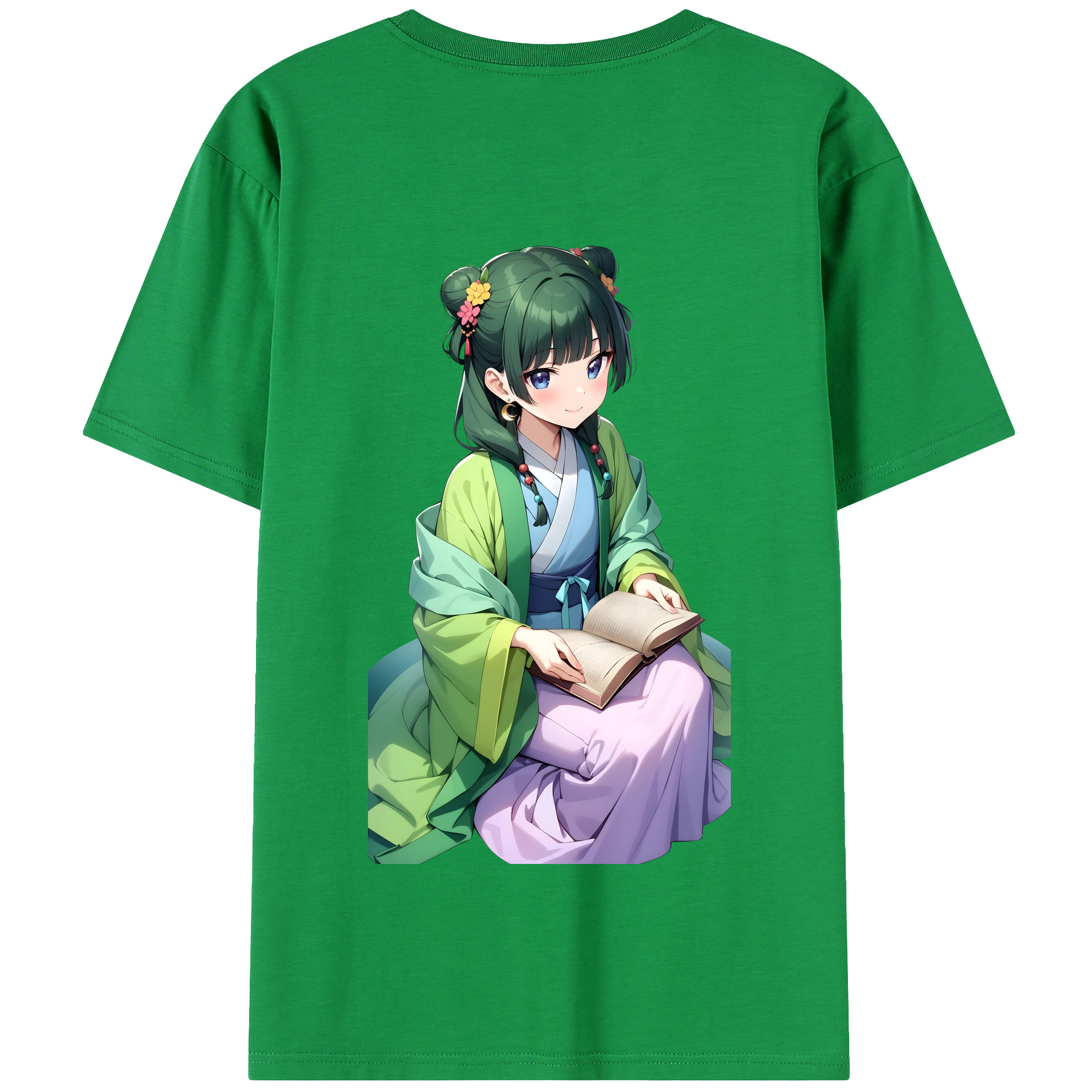 （画像用） 薬屋のひとりごと The Apothecary Diaries 綿100％半袖Tシャツ（背面プリント）
