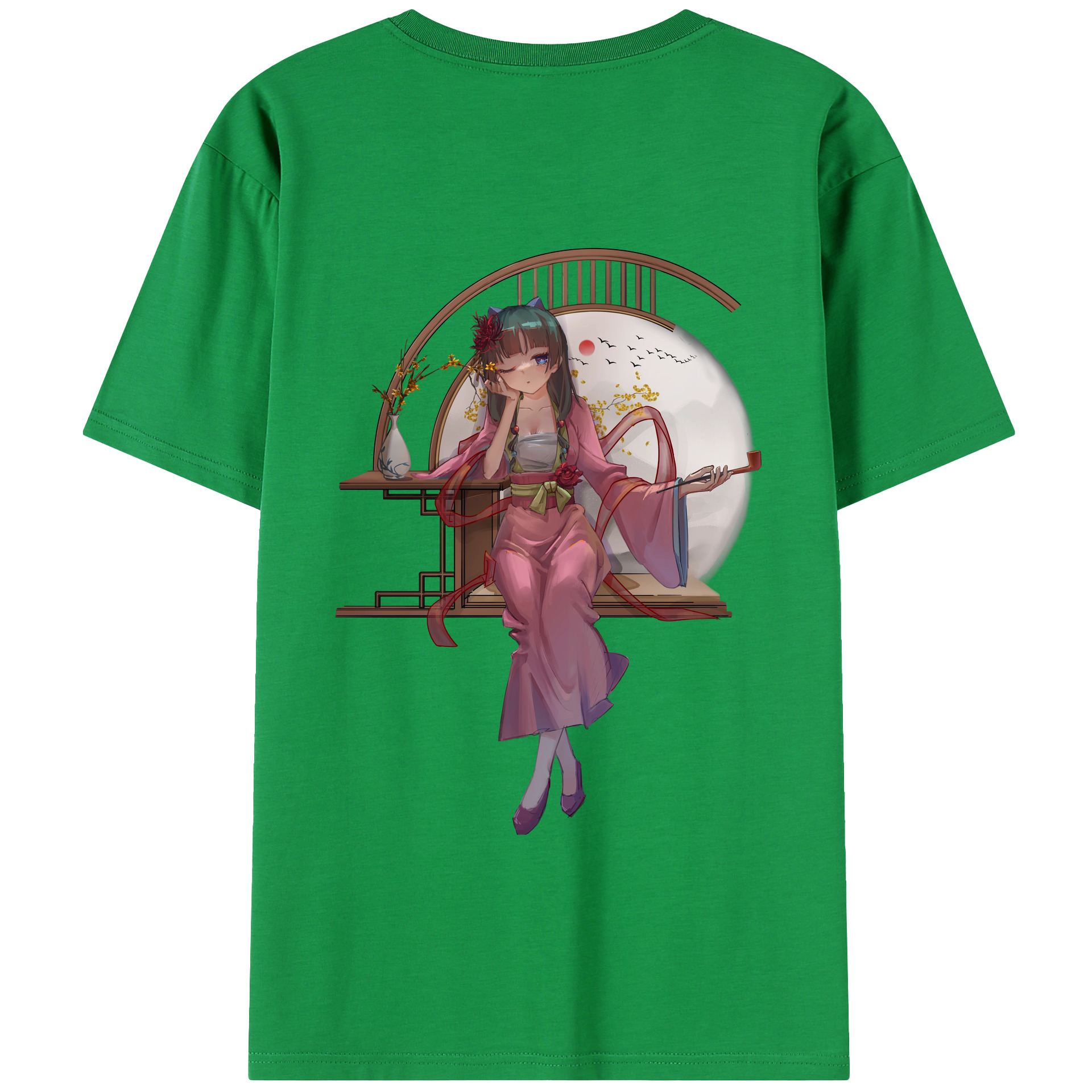 （画像用） 薬屋のひとりごと The Apothecary Diaries 綿100％半袖Tシャツ（背面プリント）