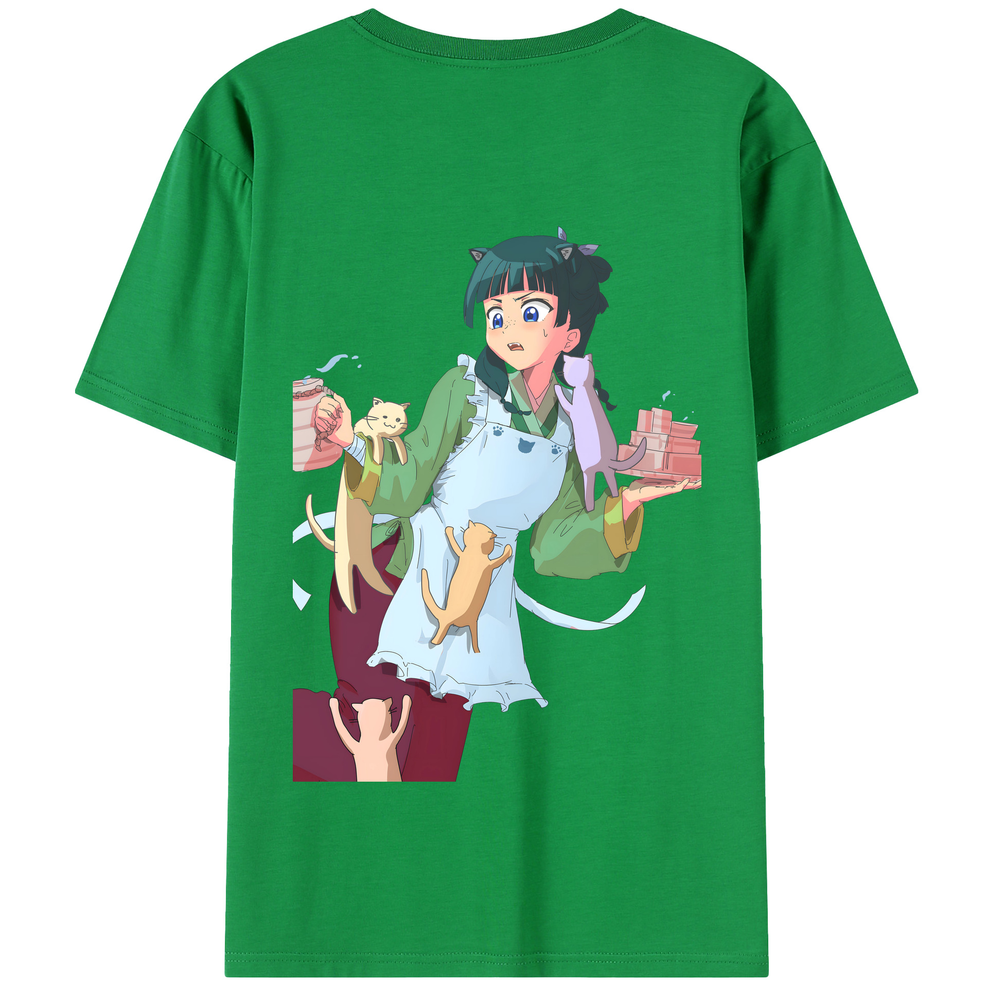 （画像用） 薬屋のひとりごと The Apothecary Diaries 綿100％半袖Tシャツ（背面プリント）