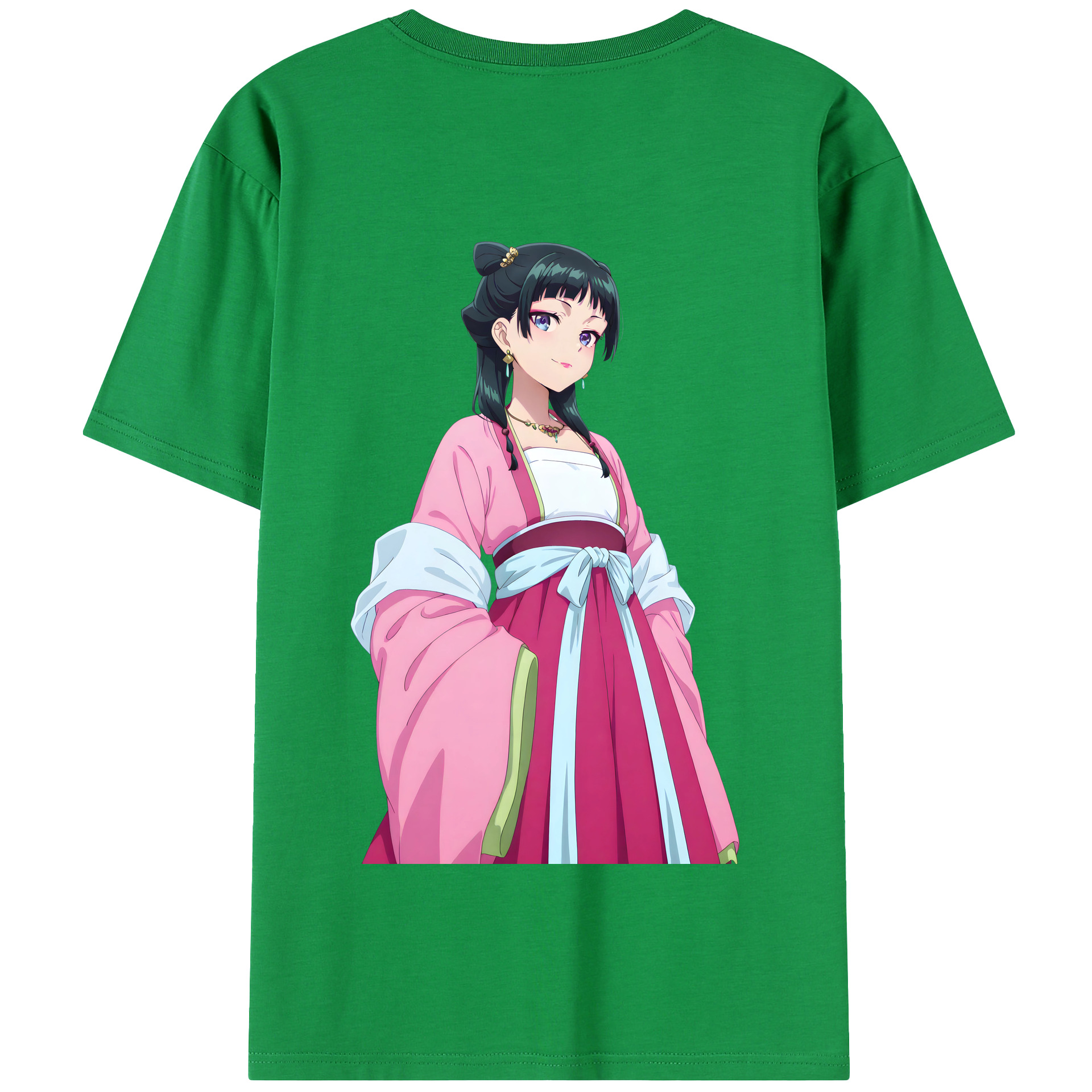 （画像用） 薬屋のひとりごと The Apothecary Diaries 綿100％半袖Tシャツ（背面プリント）