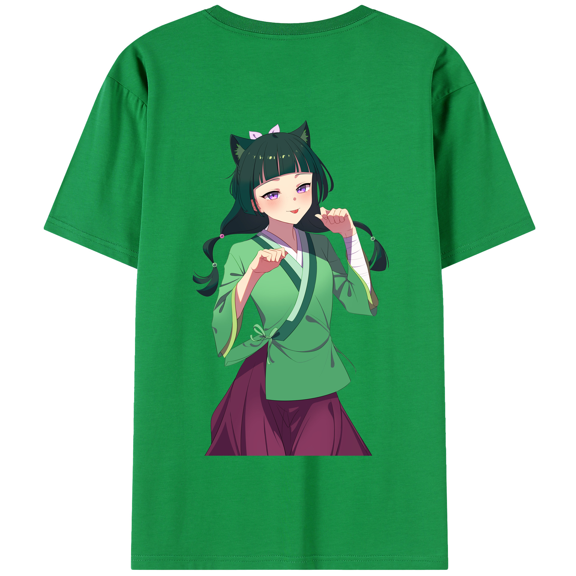 （画像用） 薬屋のひとりごと The Apothecary Diaries 綿100％半袖Tシャツ（背面プリント）