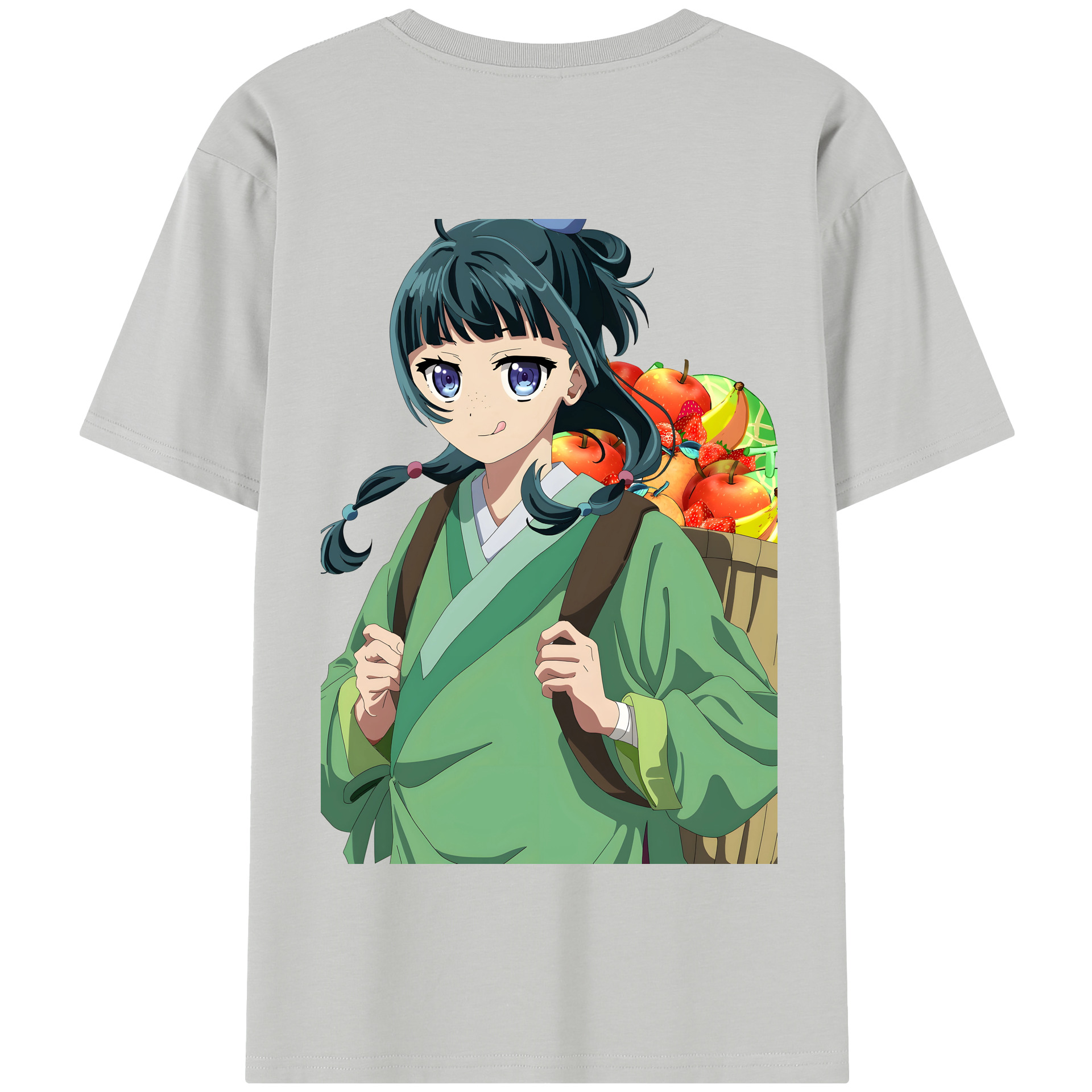 （画像用） 薬屋のひとりごと The Apothecary Diaries 綿100％半袖Tシャツ（背面プリント）