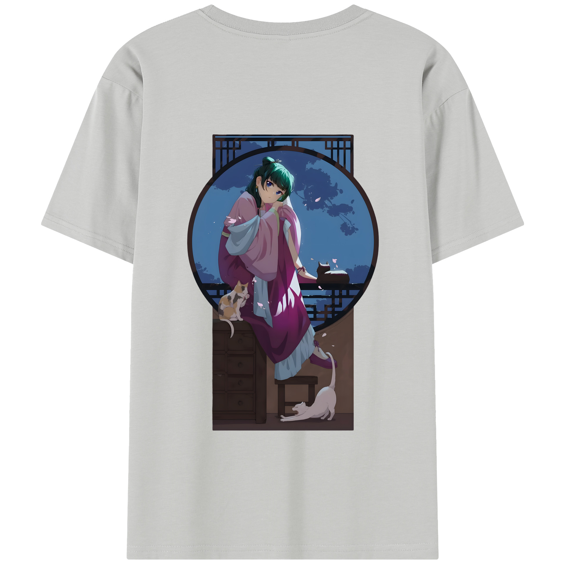 （画像用） 薬屋のひとりごと The Apothecary Diaries 綿100％半袖Tシャツ（背面プリント）