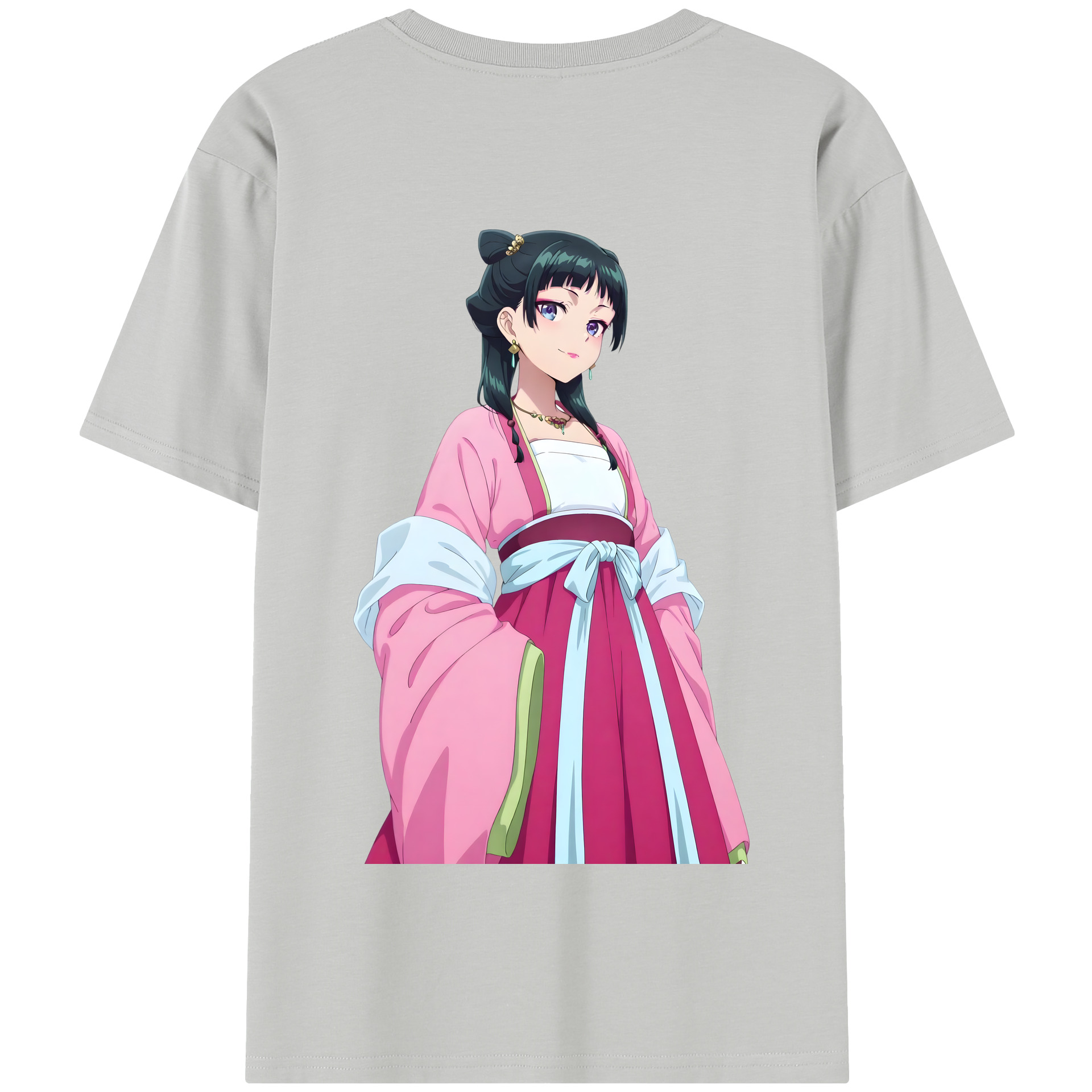 （画像用） 薬屋のひとりごと The Apothecary Diaries 綿100％半袖Tシャツ（背面プリント）