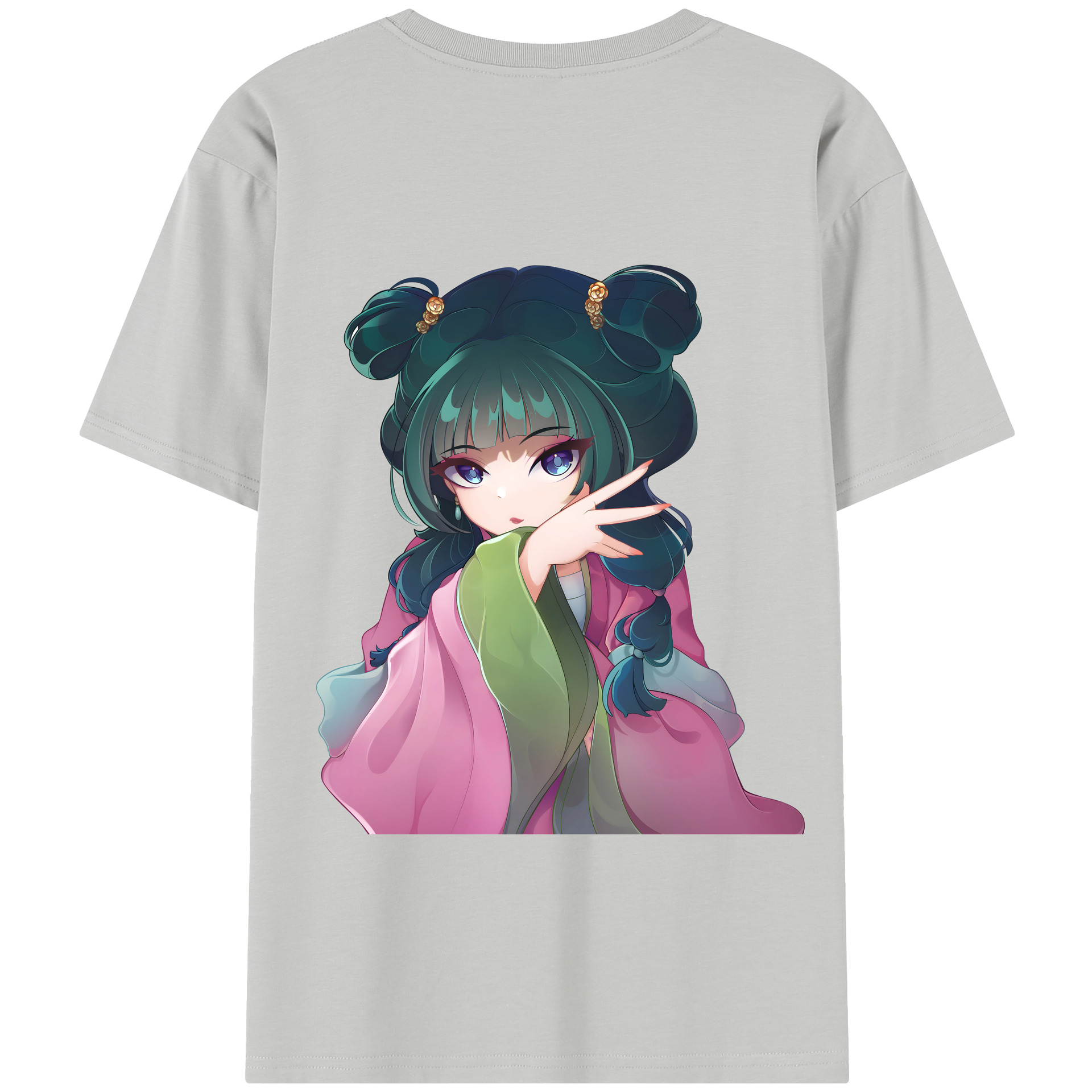 （画像用） 薬屋のひとりごと The Apothecary Diaries 綿100％半袖Tシャツ（背面プリント）