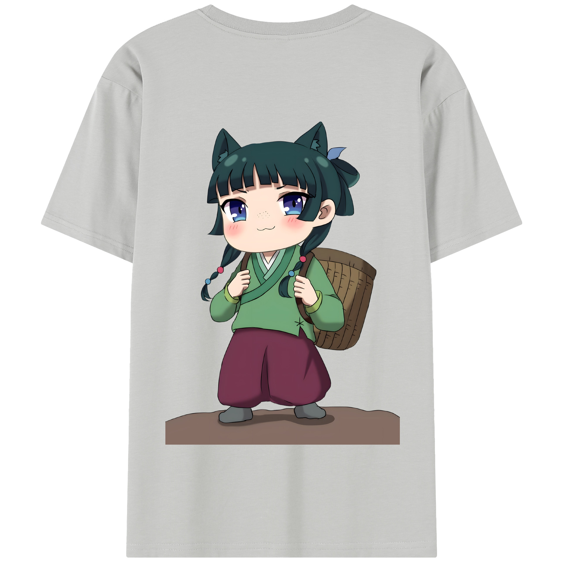 （画像用） 薬屋のひとりごと The Apothecary Diaries 綿100％半袖Tシャツ（背面プリント）