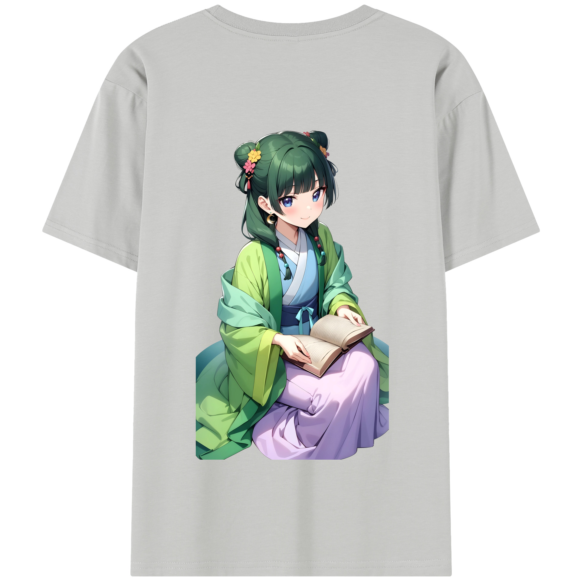 （画像用） 薬屋のひとりごと The Apothecary Diaries 綿100％半袖Tシャツ（背面プリント）
