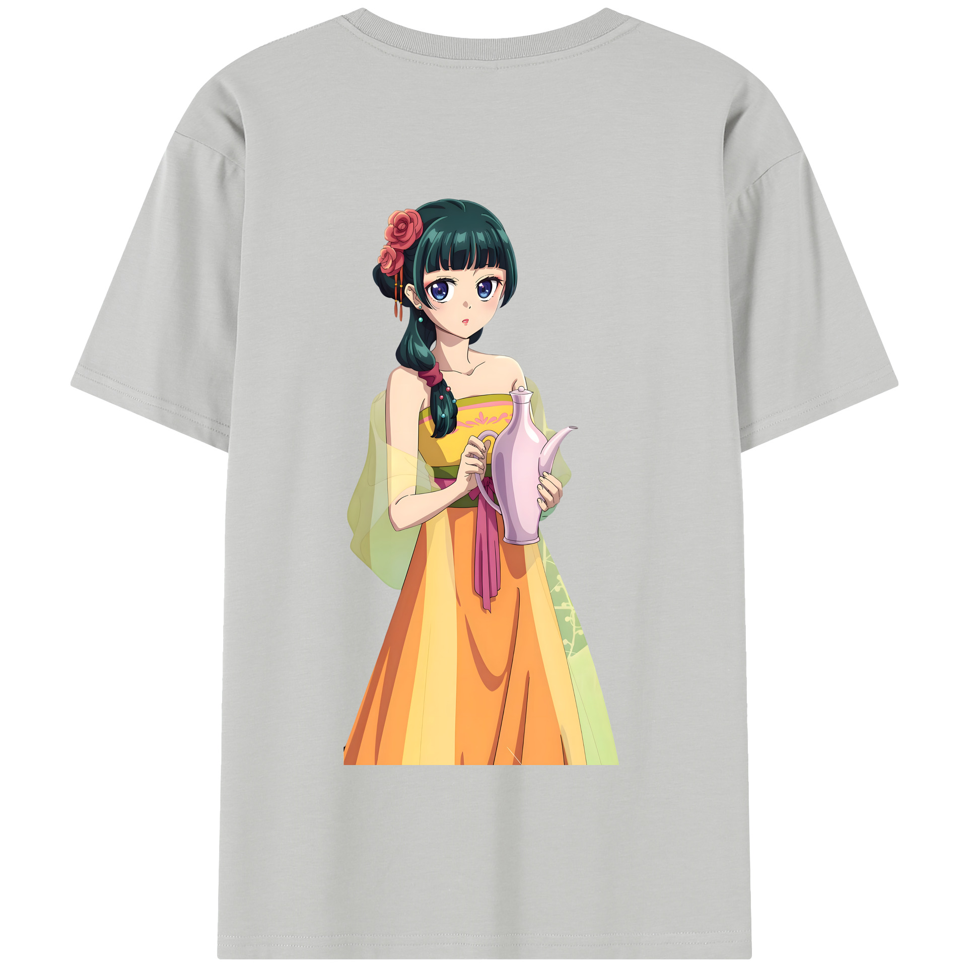（画像用） 薬屋のひとりごと The Apothecary Diaries 綿100％半袖Tシャツ（背面プリント）