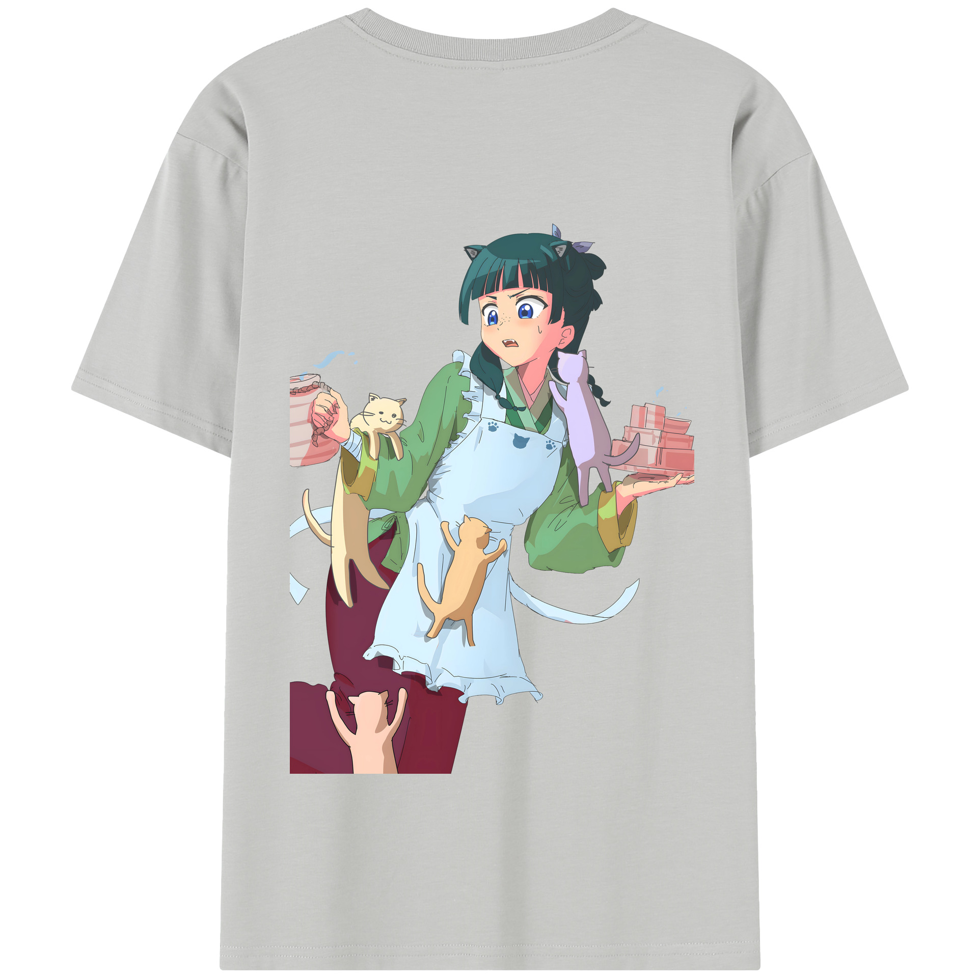 （画像用） 薬屋のひとりごと The Apothecary Diaries 綿100％半袖Tシャツ（背面プリント）
