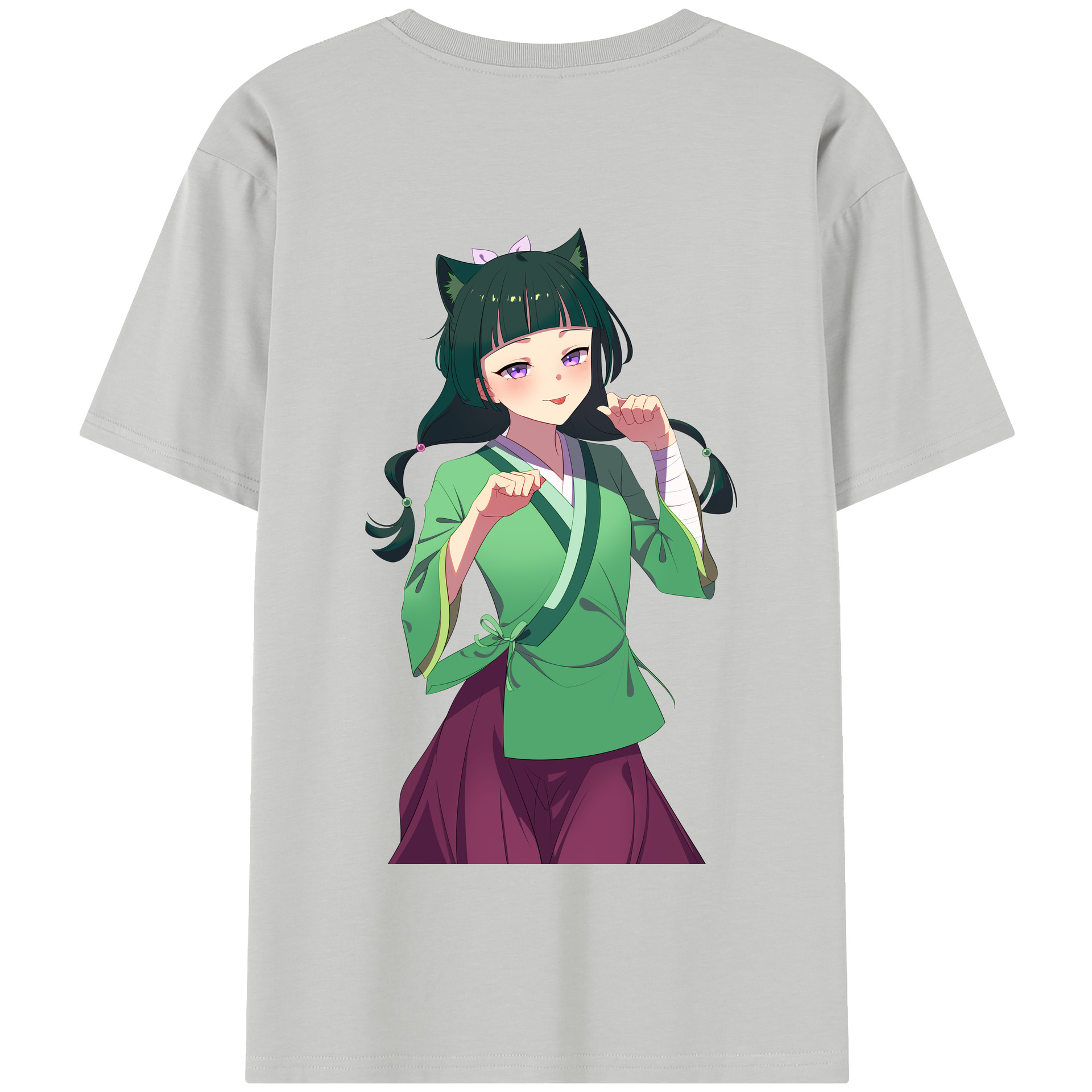 （画像用） 薬屋のひとりごと The Apothecary Diaries 綿100％半袖Tシャツ（背面プリント）