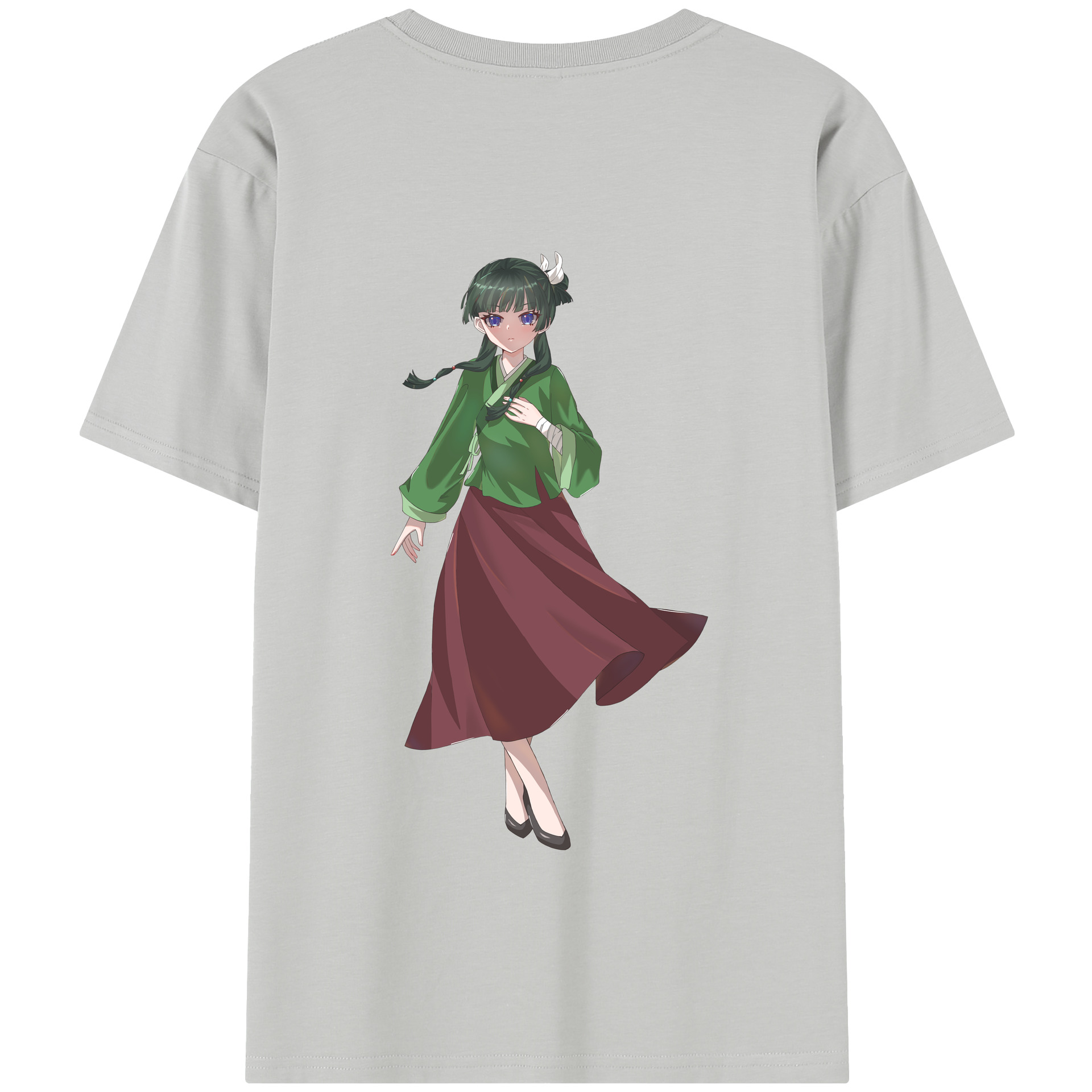 （画像用） 薬屋のひとりごと The Apothecary Diaries 綿100％半袖Tシャツ（背面プリント）