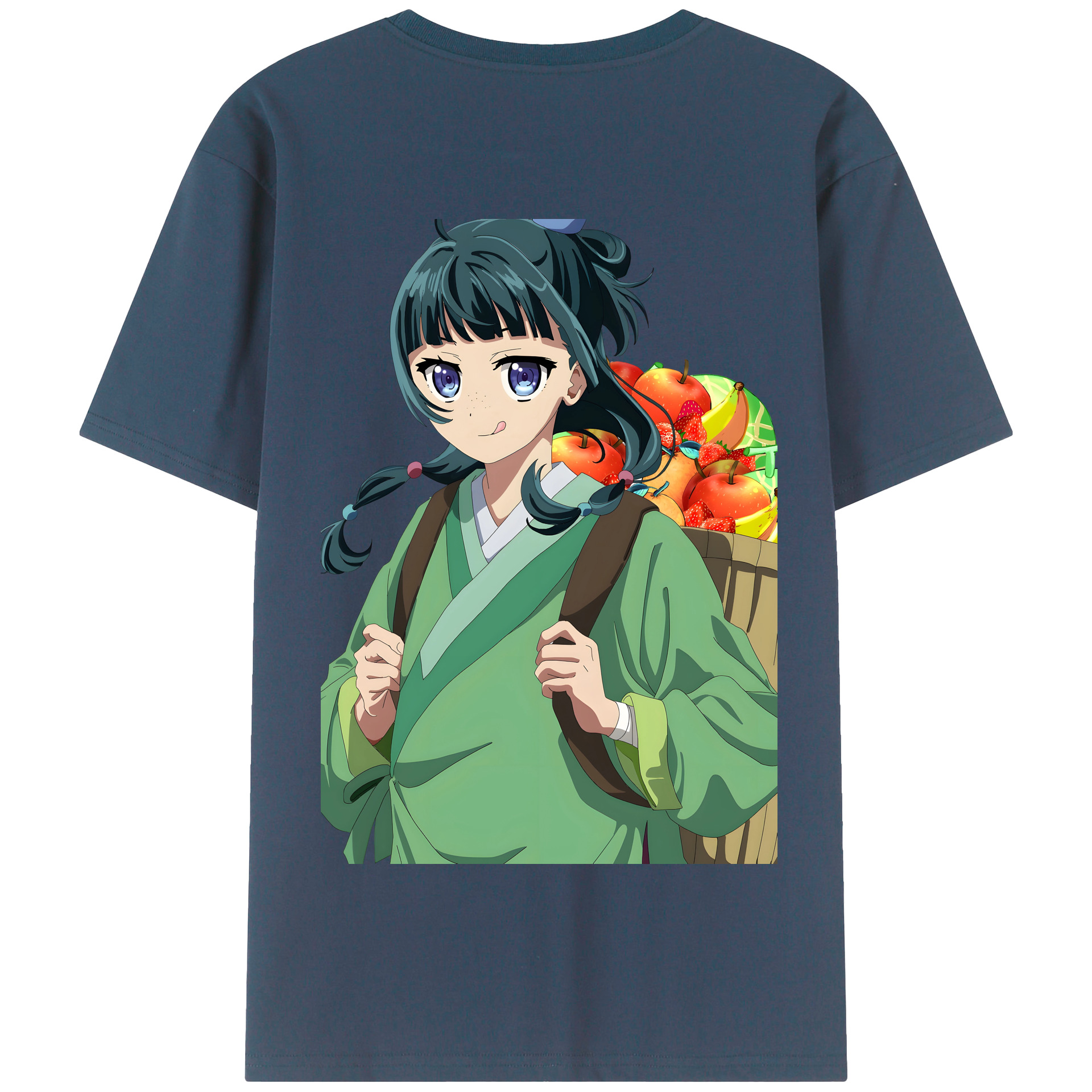 （画像用） 薬屋のひとりごと The Apothecary Diaries 綿100％半袖Tシャツ（背面プリント）