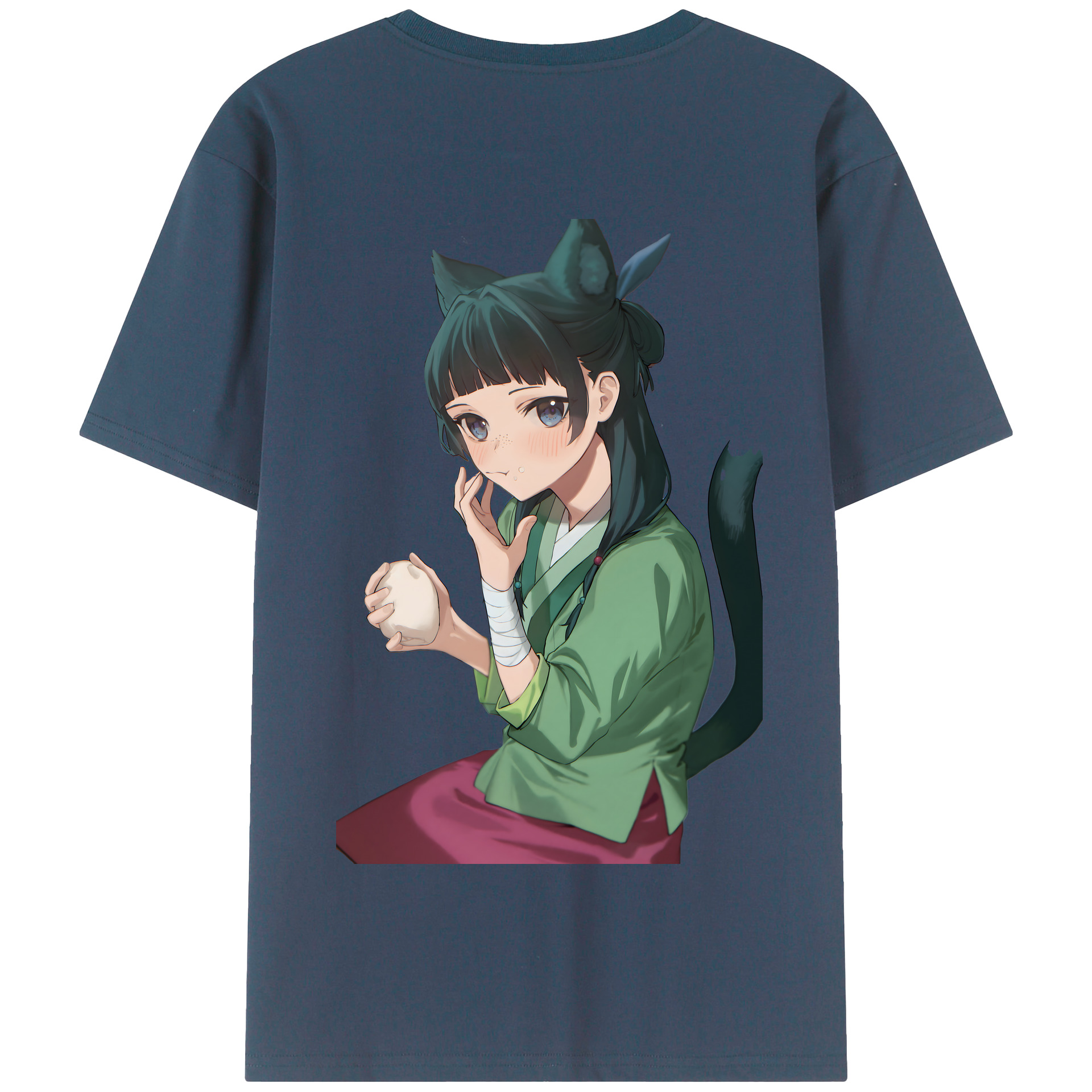 （画像用） 薬屋のひとりごと The Apothecary Diaries 綿100％半袖Tシャツ（背面プリント）