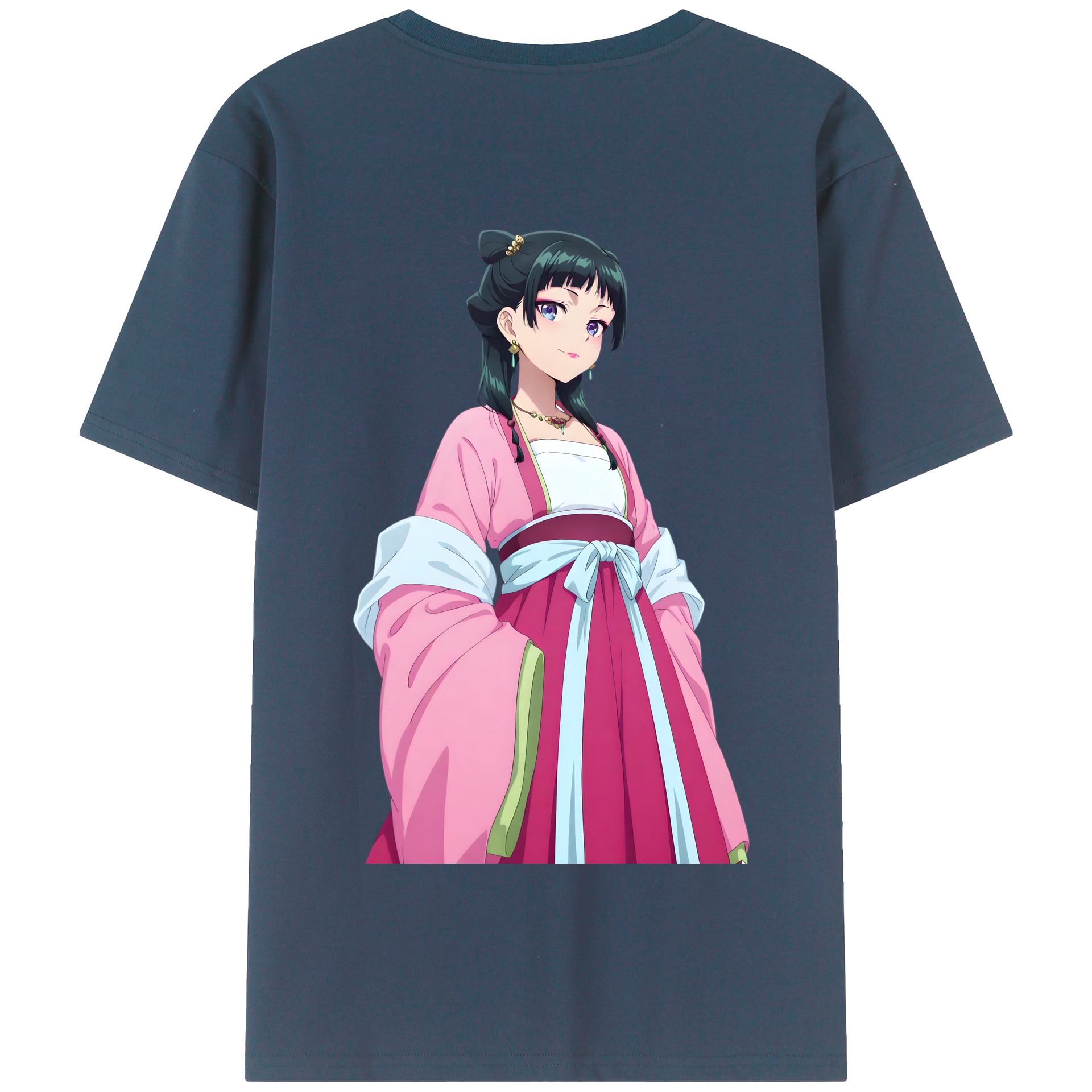 （画像用） 薬屋のひとりごと The Apothecary Diaries 綿100％半袖Tシャツ（背面プリント）