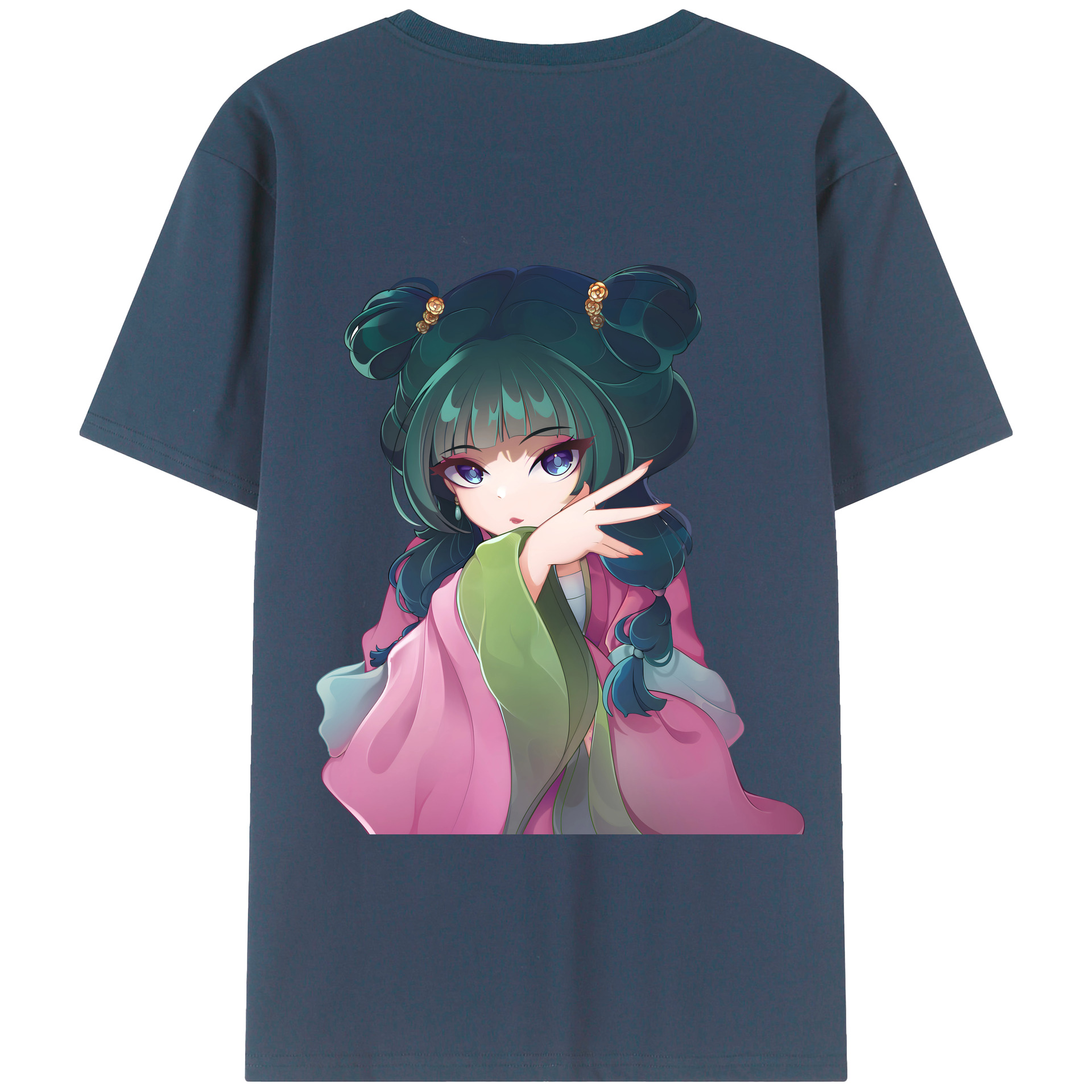 （画像用） 薬屋のひとりごと The Apothecary Diaries 綿100％半袖Tシャツ（背面プリント）