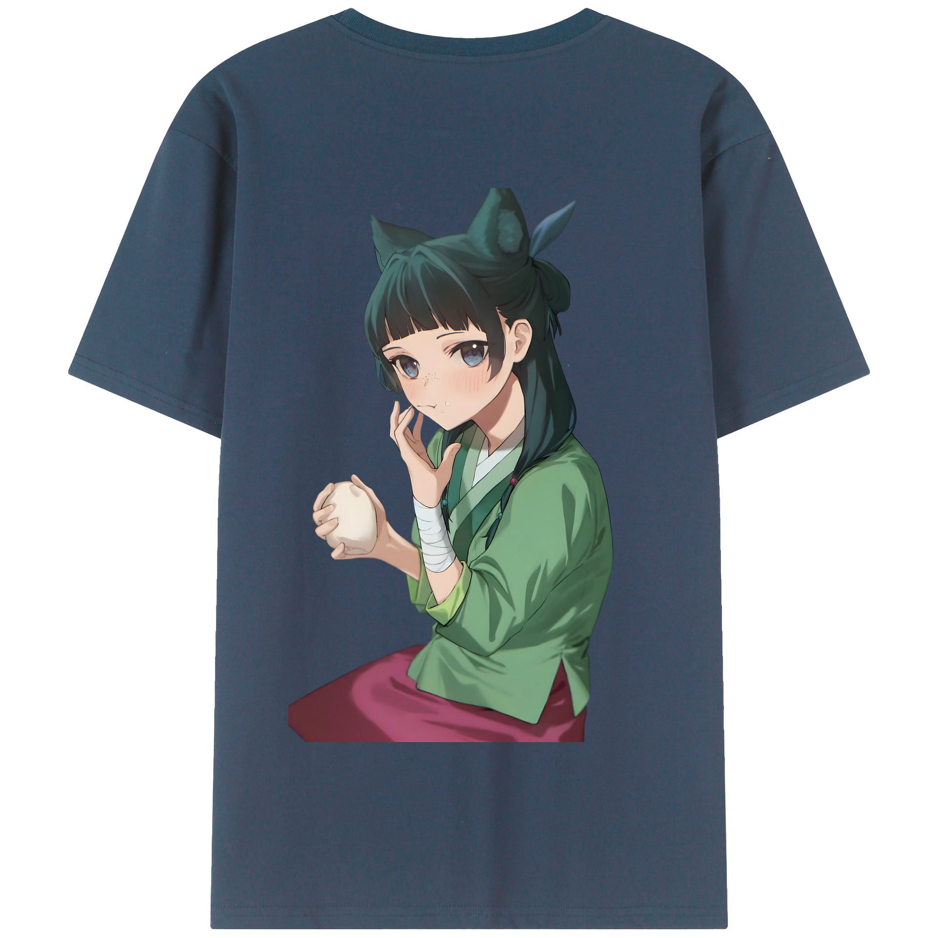 （画像用） 薬屋のひとりごと The Apothecary Diaries 綿100％半袖Tシャツ（背面プリント）