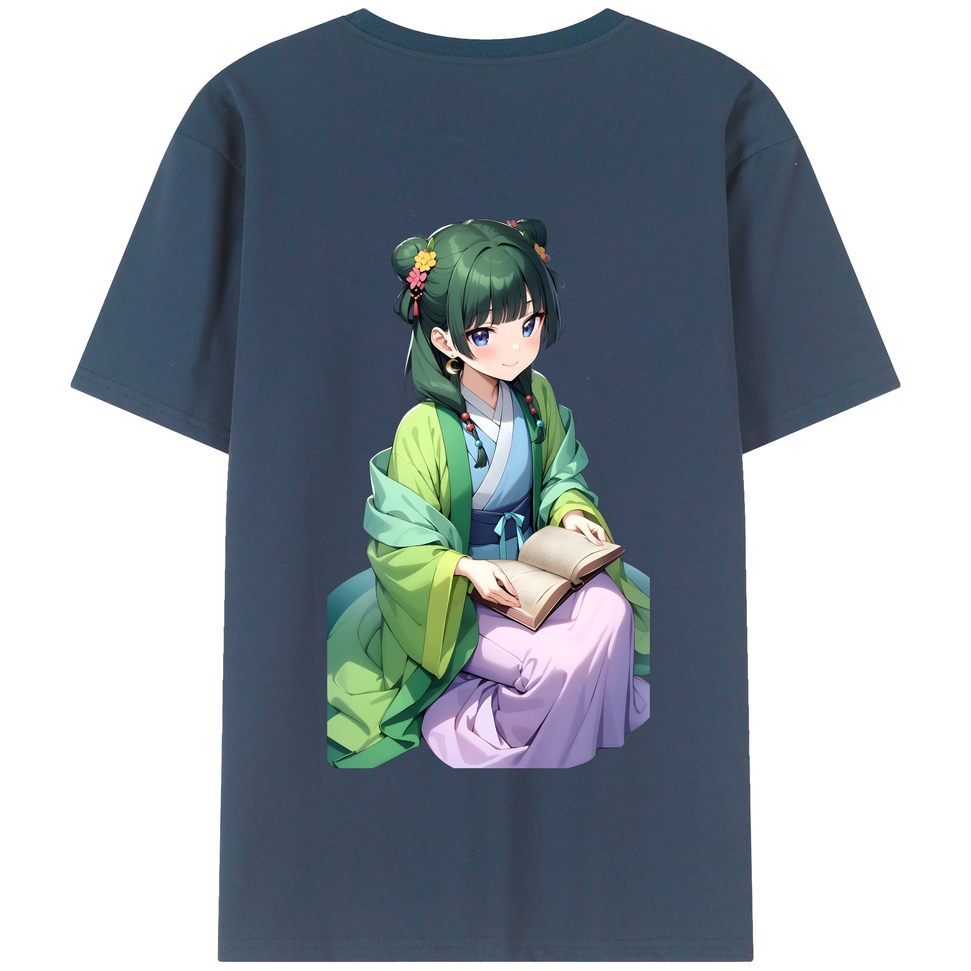 （画像用） 薬屋のひとりごと The Apothecary Diaries 綿100％半袖Tシャツ（背面プリント）