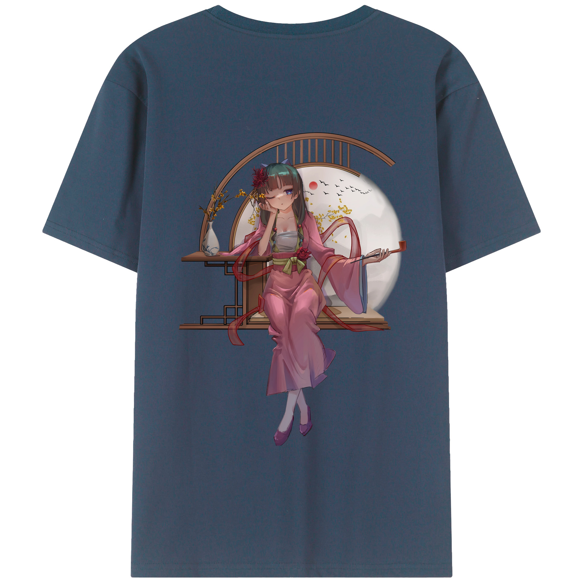 （画像用） 薬屋のひとりごと The Apothecary Diaries 綿100％半袖Tシャツ（背面プリント）