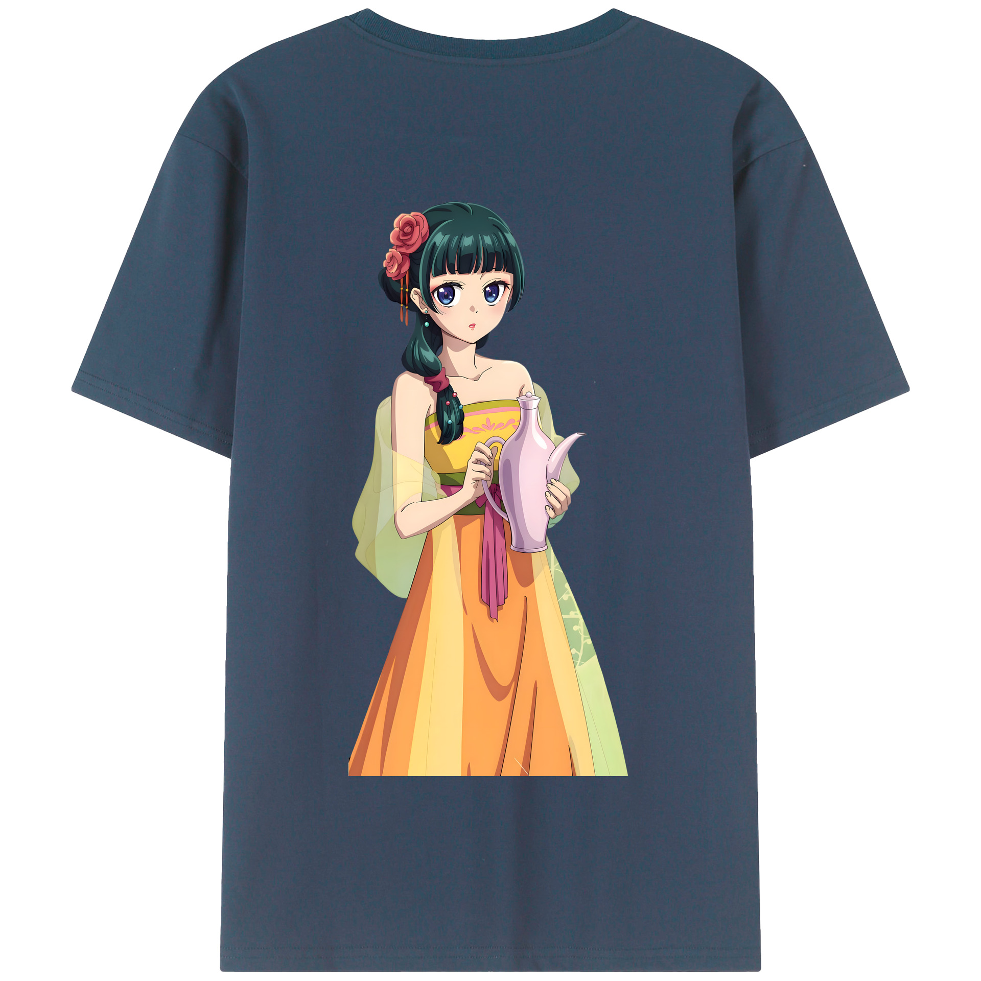（画像用） 薬屋のひとりごと The Apothecary Diaries 綿100％半袖Tシャツ（背面プリント）
