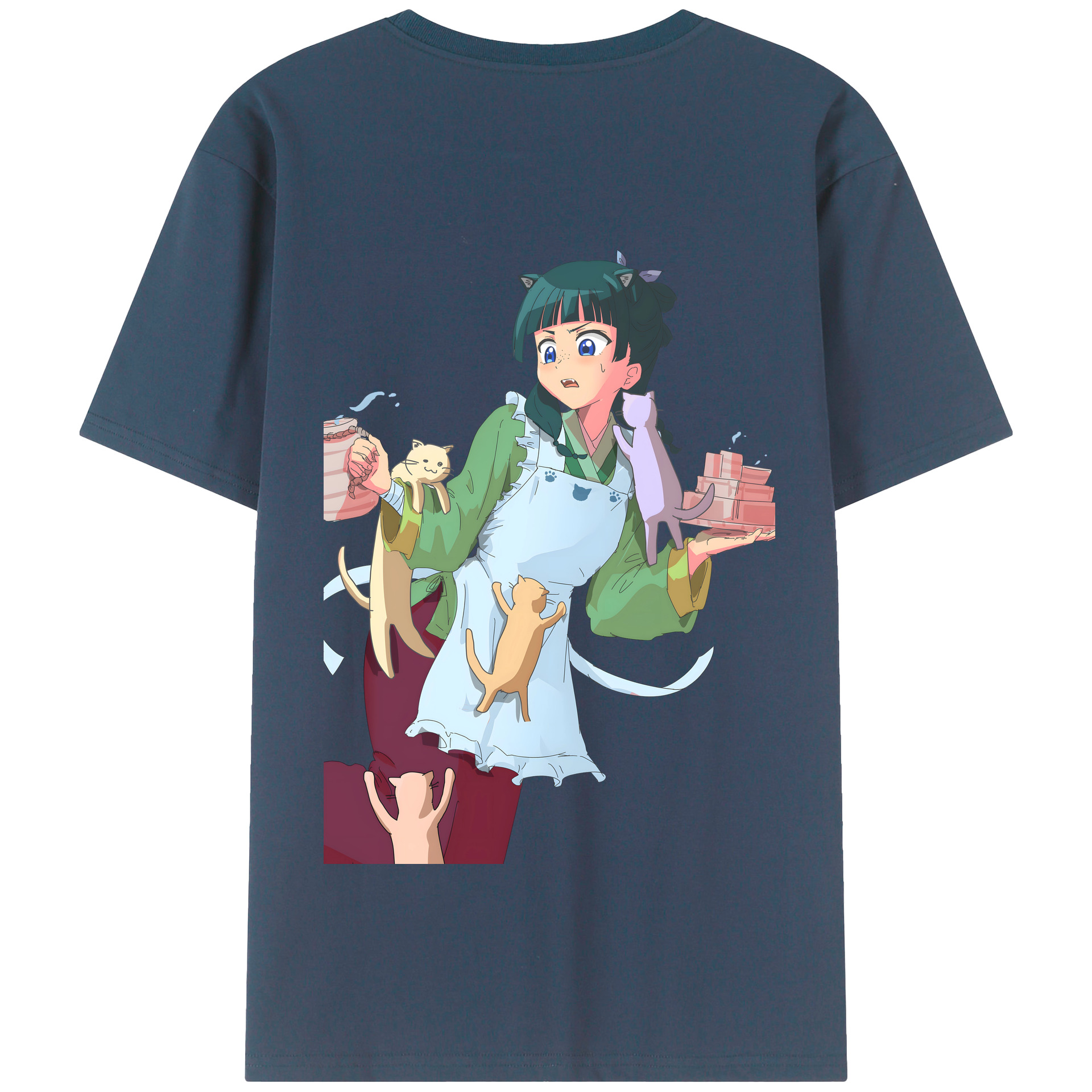 （画像用） 薬屋のひとりごと The Apothecary Diaries 綿100％半袖Tシャツ（背面プリント）