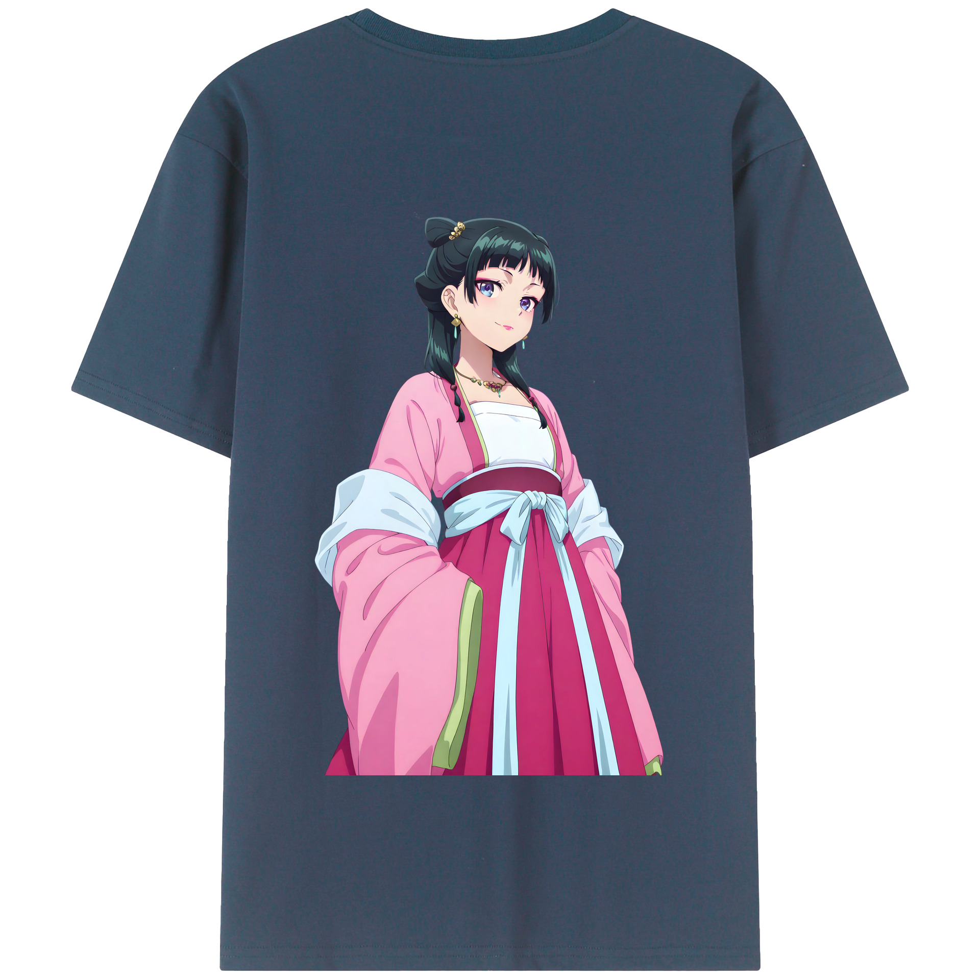 （画像用） 薬屋のひとりごと The Apothecary Diaries 綿100％半袖Tシャツ（背面プリント）