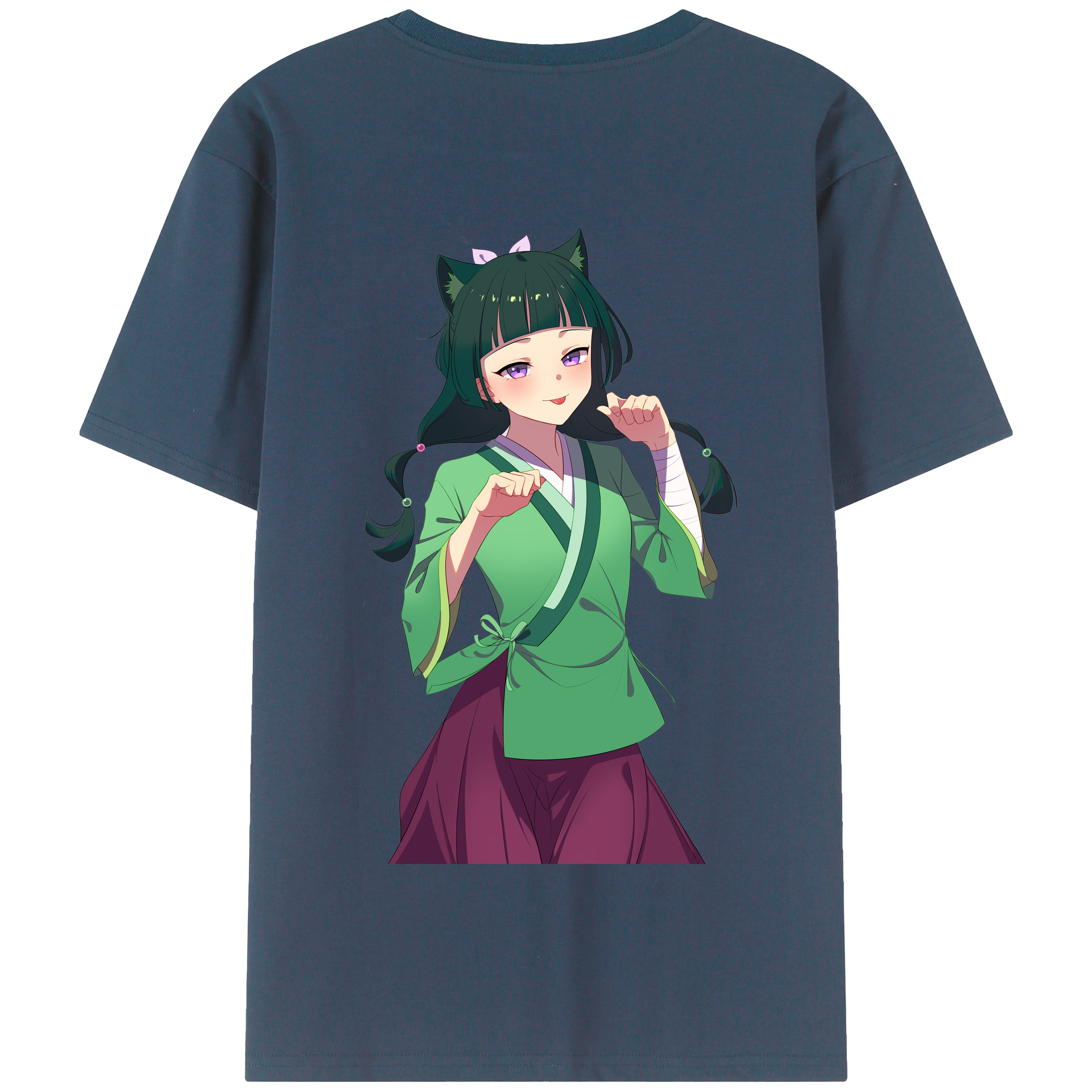（画像用） 薬屋のひとりごと The Apothecary Diaries 綿100％半袖Tシャツ（背面プリント）