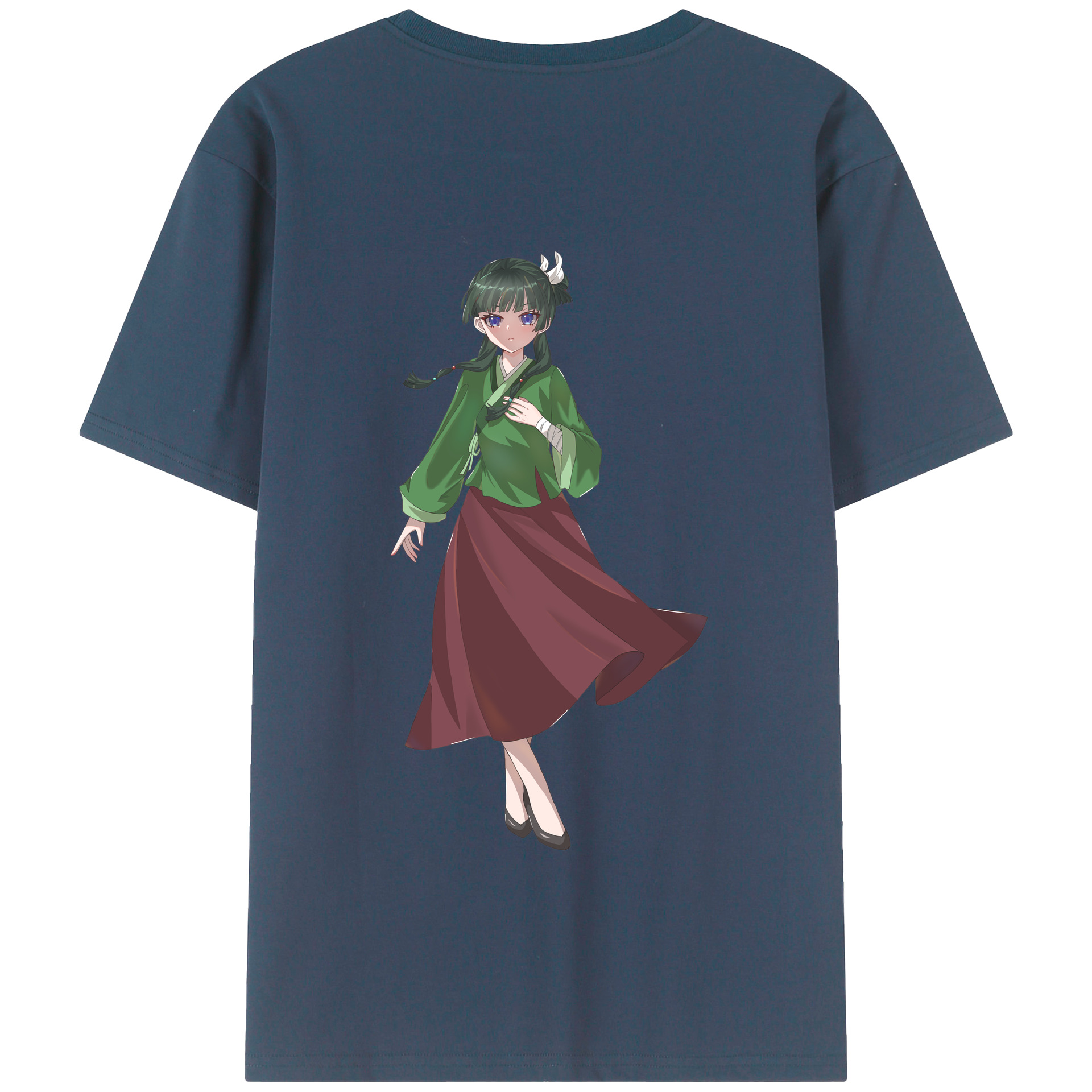 （画像用） 薬屋のひとりごと The Apothecary Diaries 綿100％半袖Tシャツ（背面プリント）